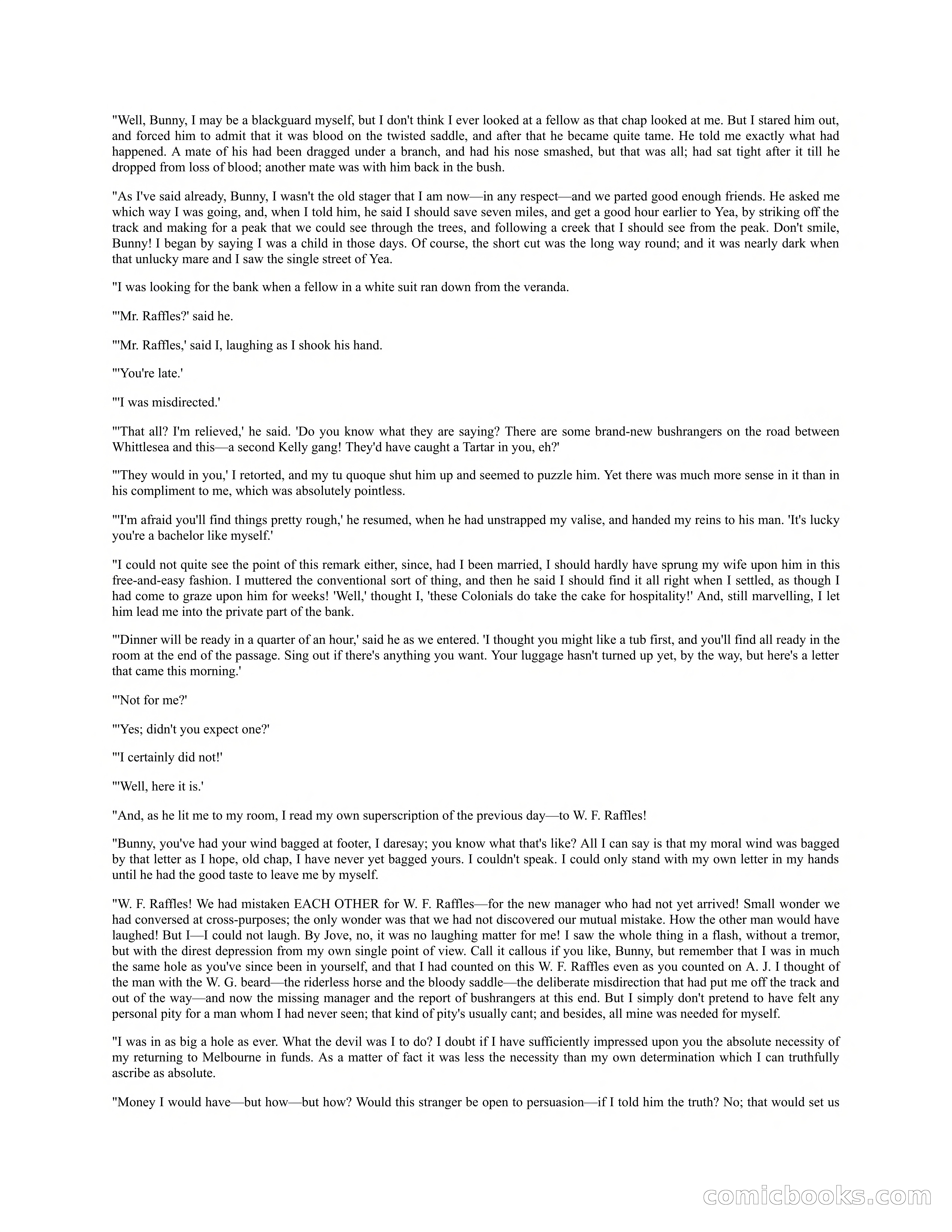 Arthur J. Raffles — page 3 of 290