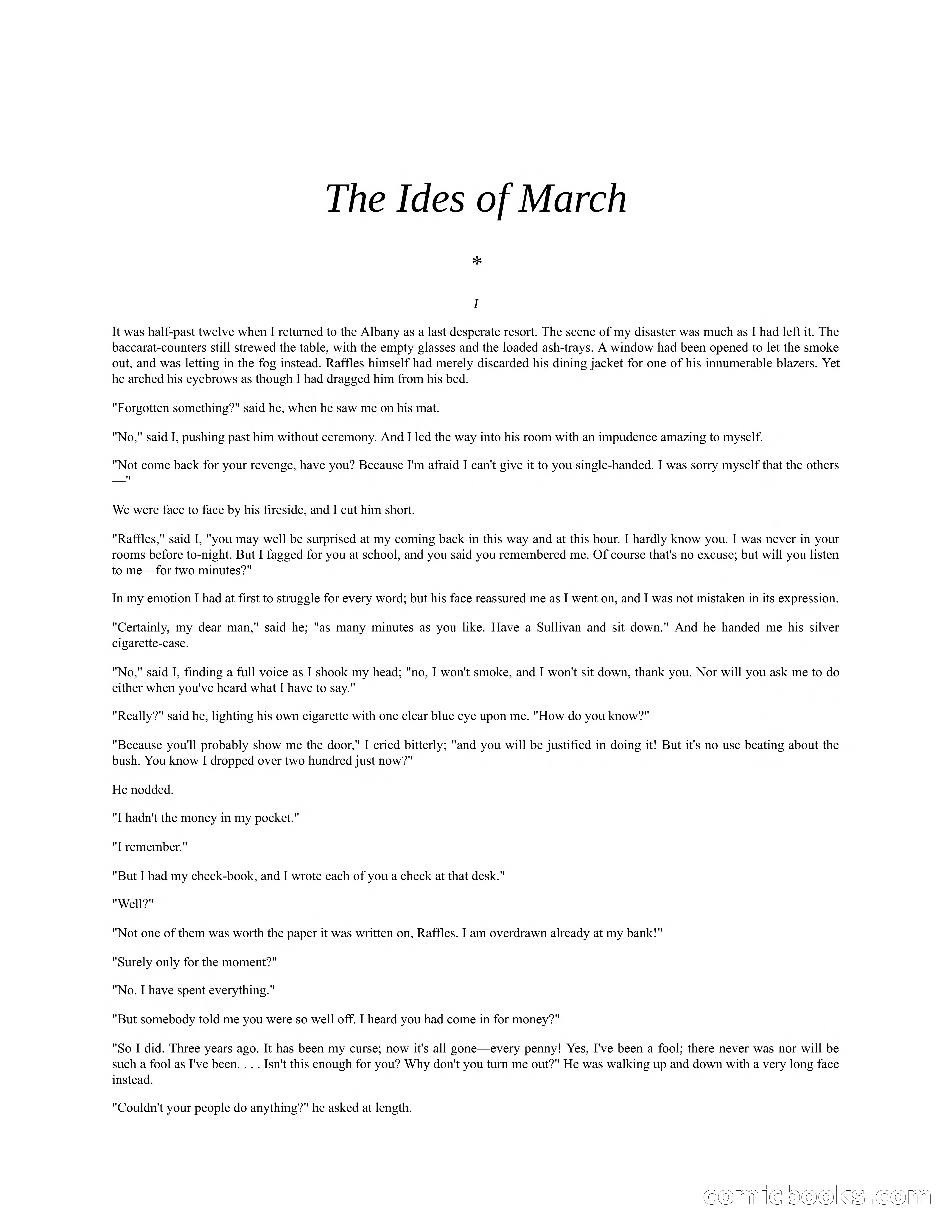 Arthur J. Raffles — page 8 of 290