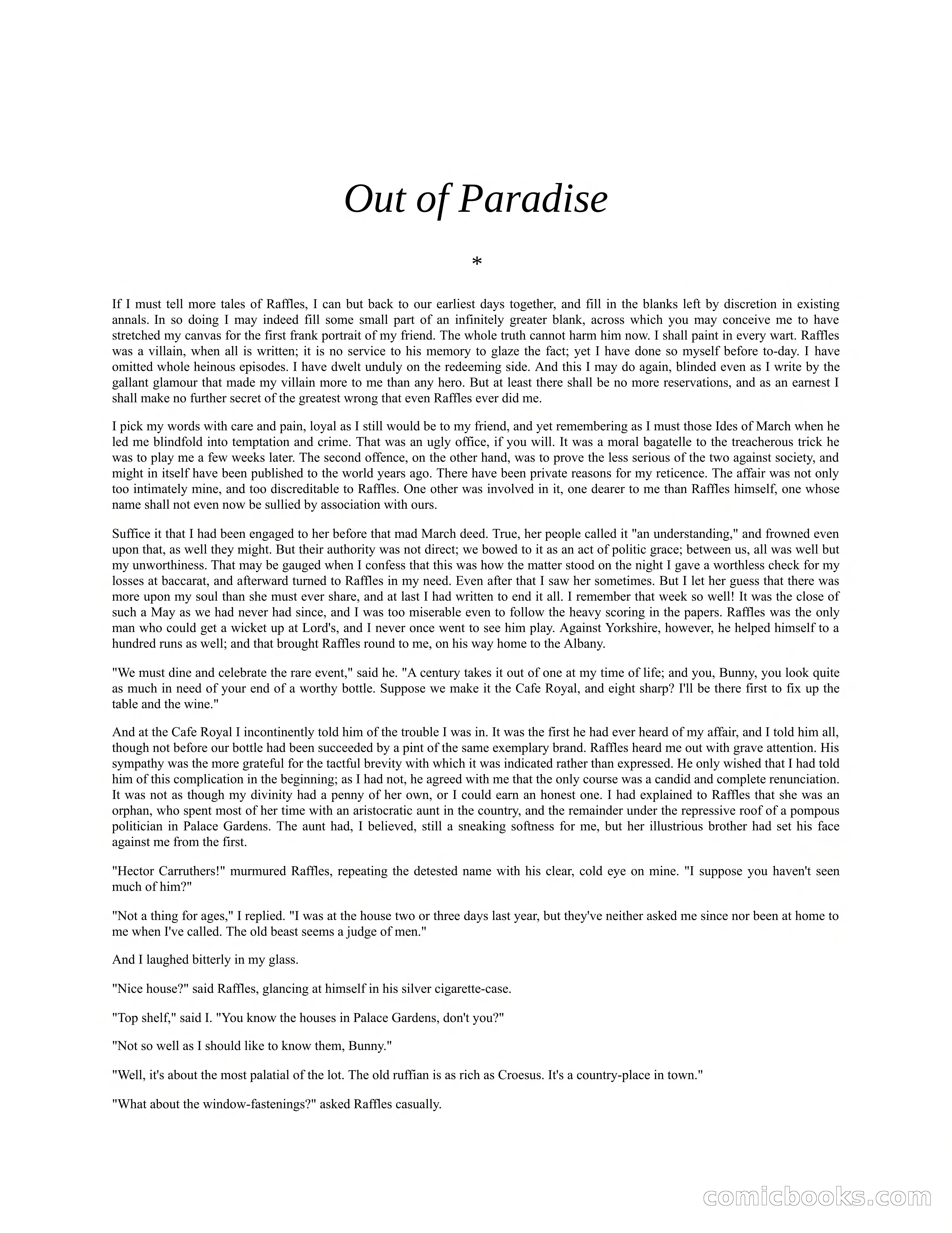 Arthur J. Raffles — page 24 of 290