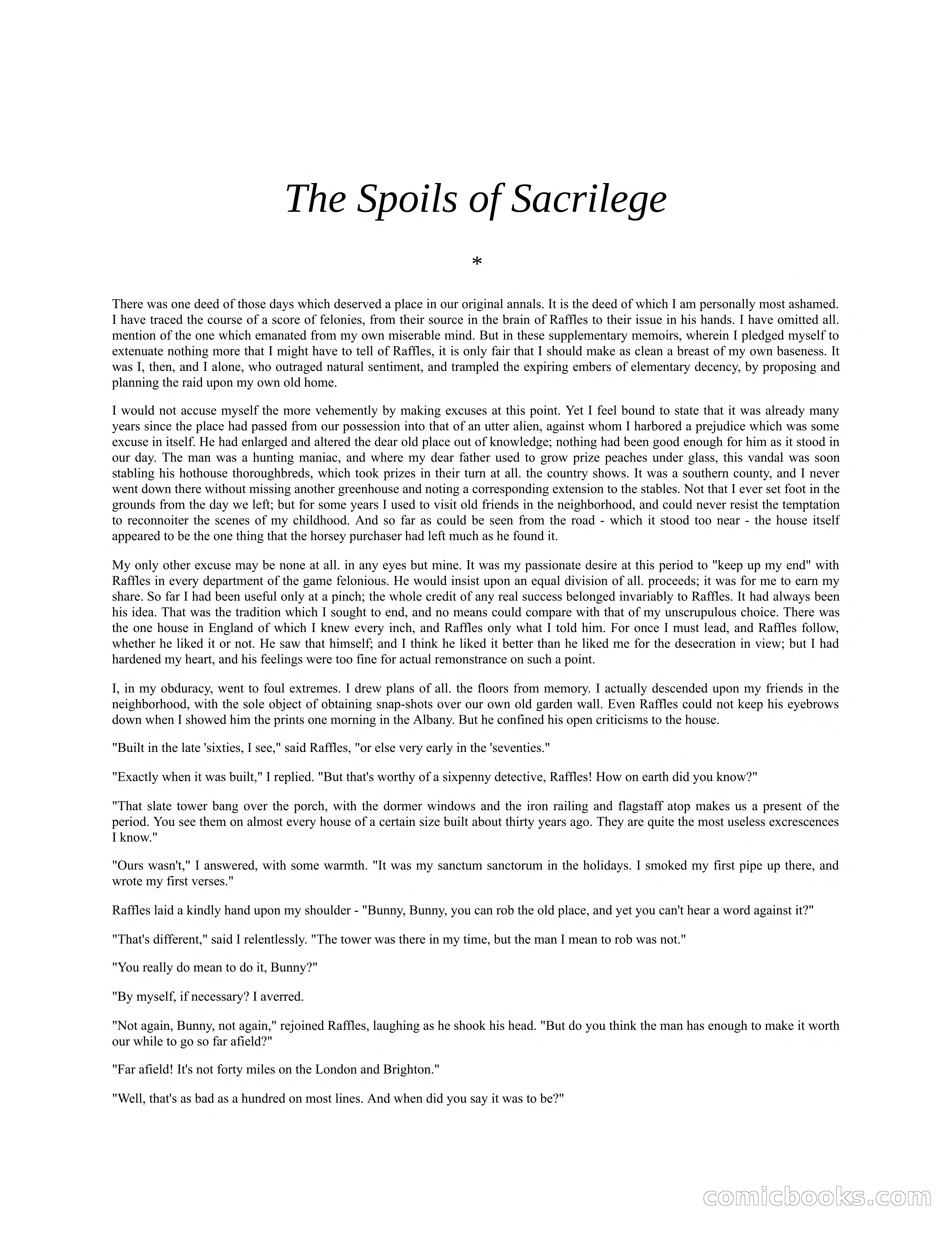 Arthur J. Raffles — page 48 of 290