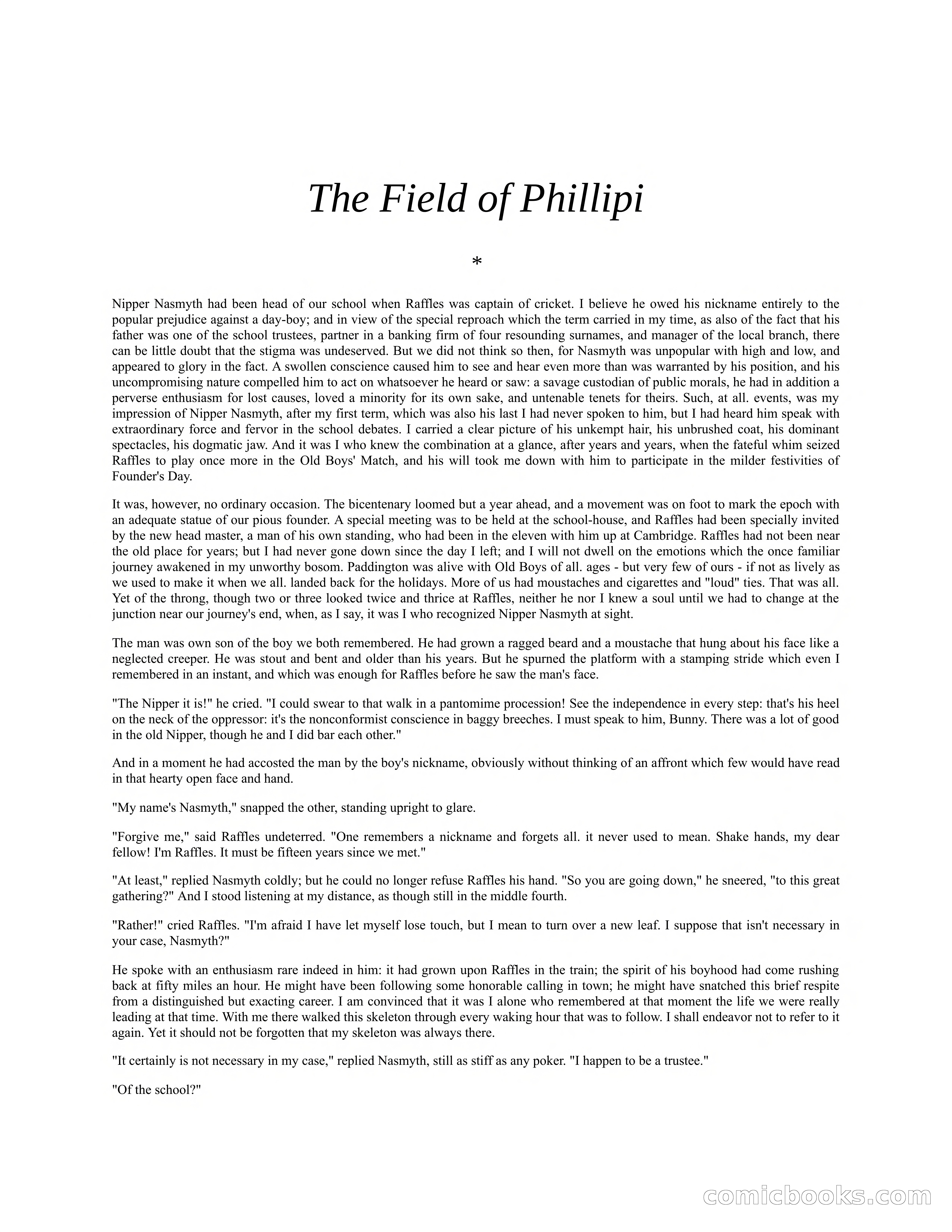 Arthur J. Raffles — page 56 of 290