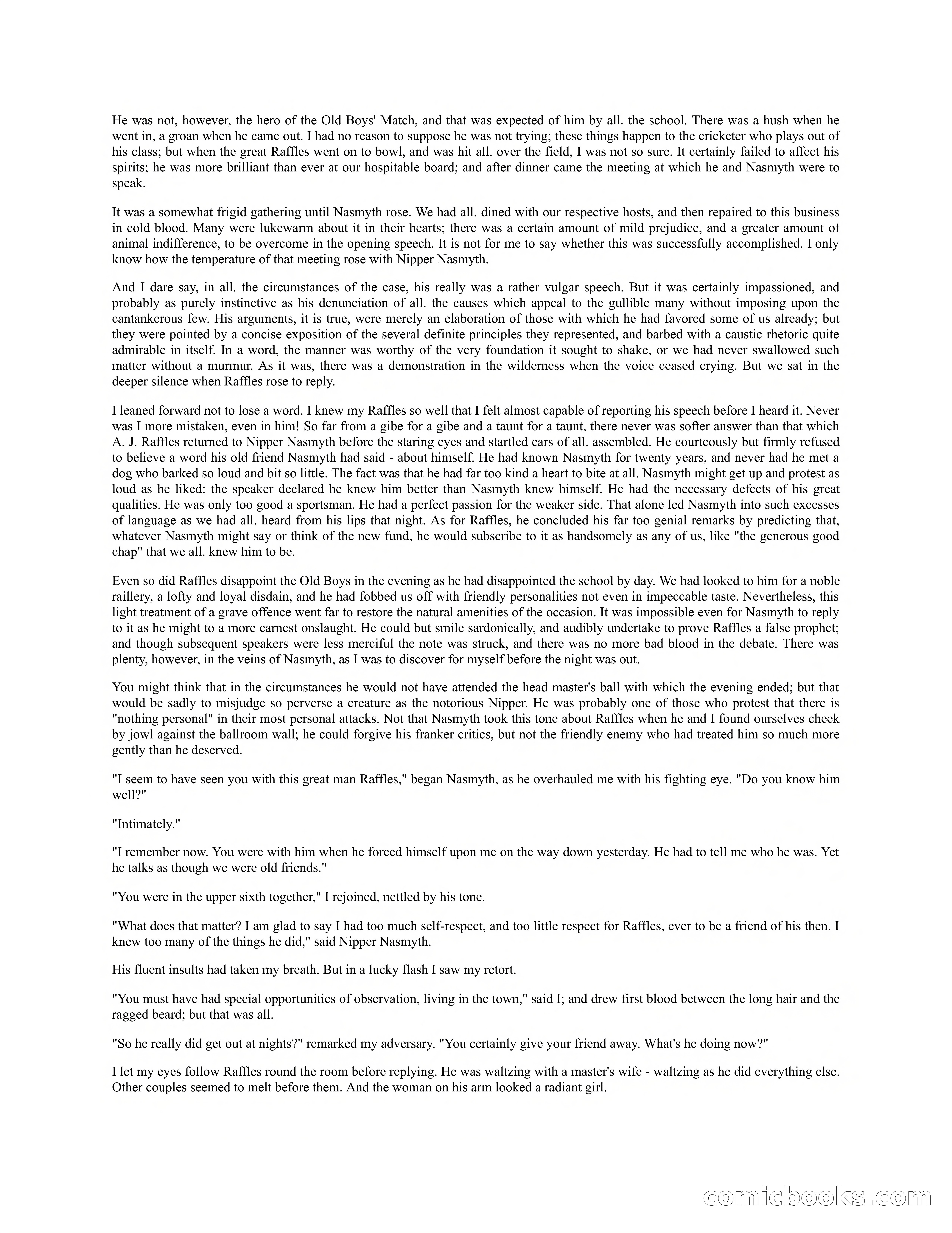Arthur J. Raffles — page 58 of 290