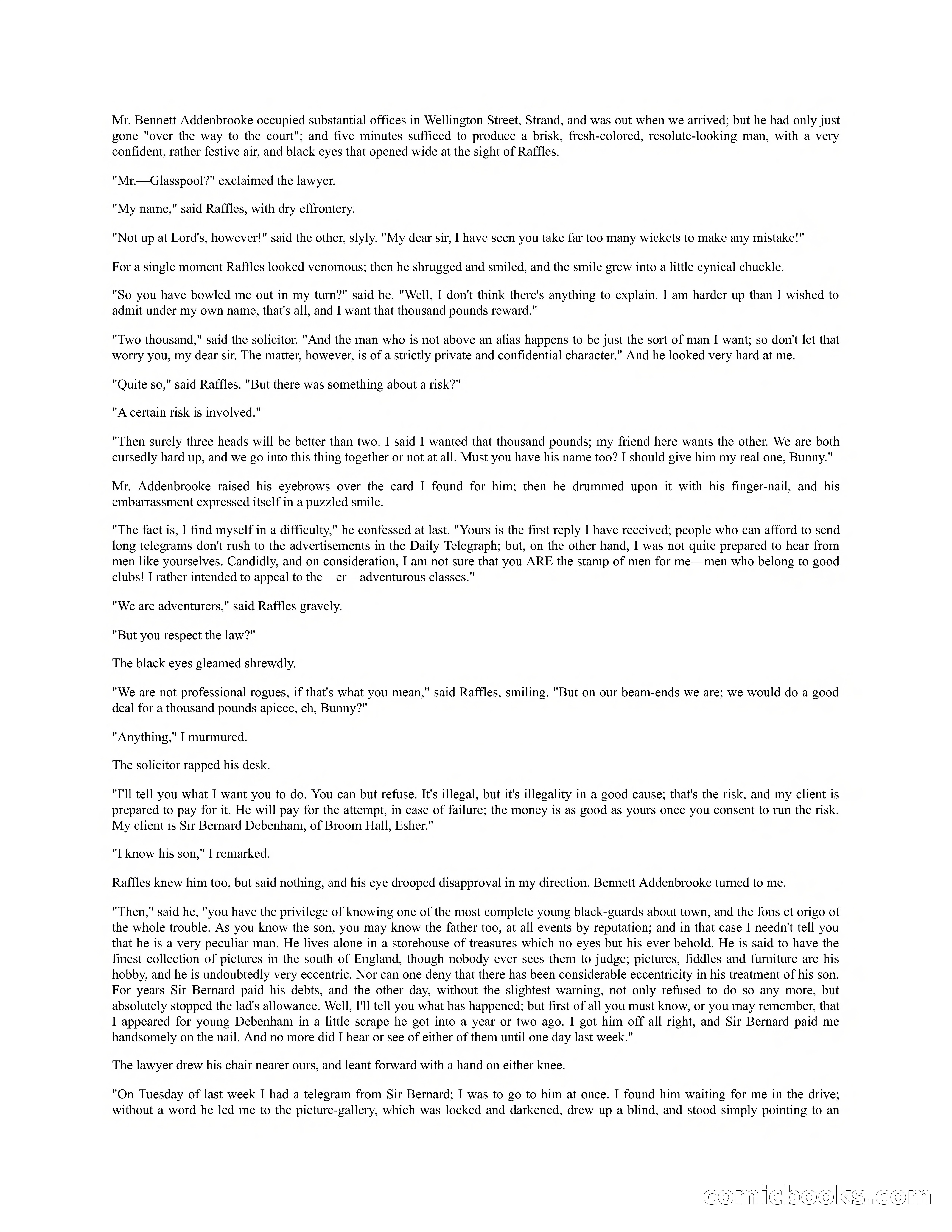 Arthur J. Raffles — page 66 of 290