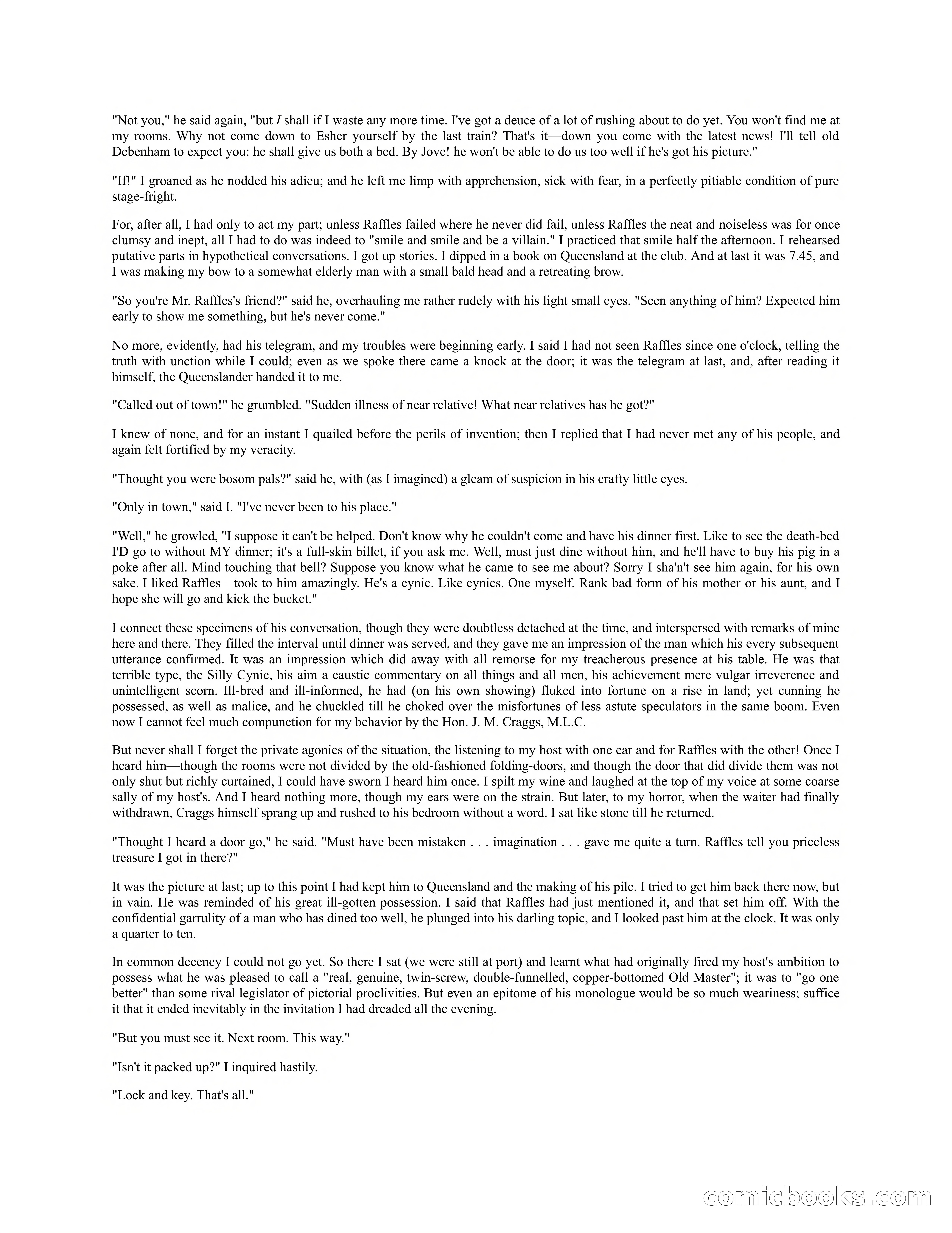 Arthur J. Raffles — page 70 of 290