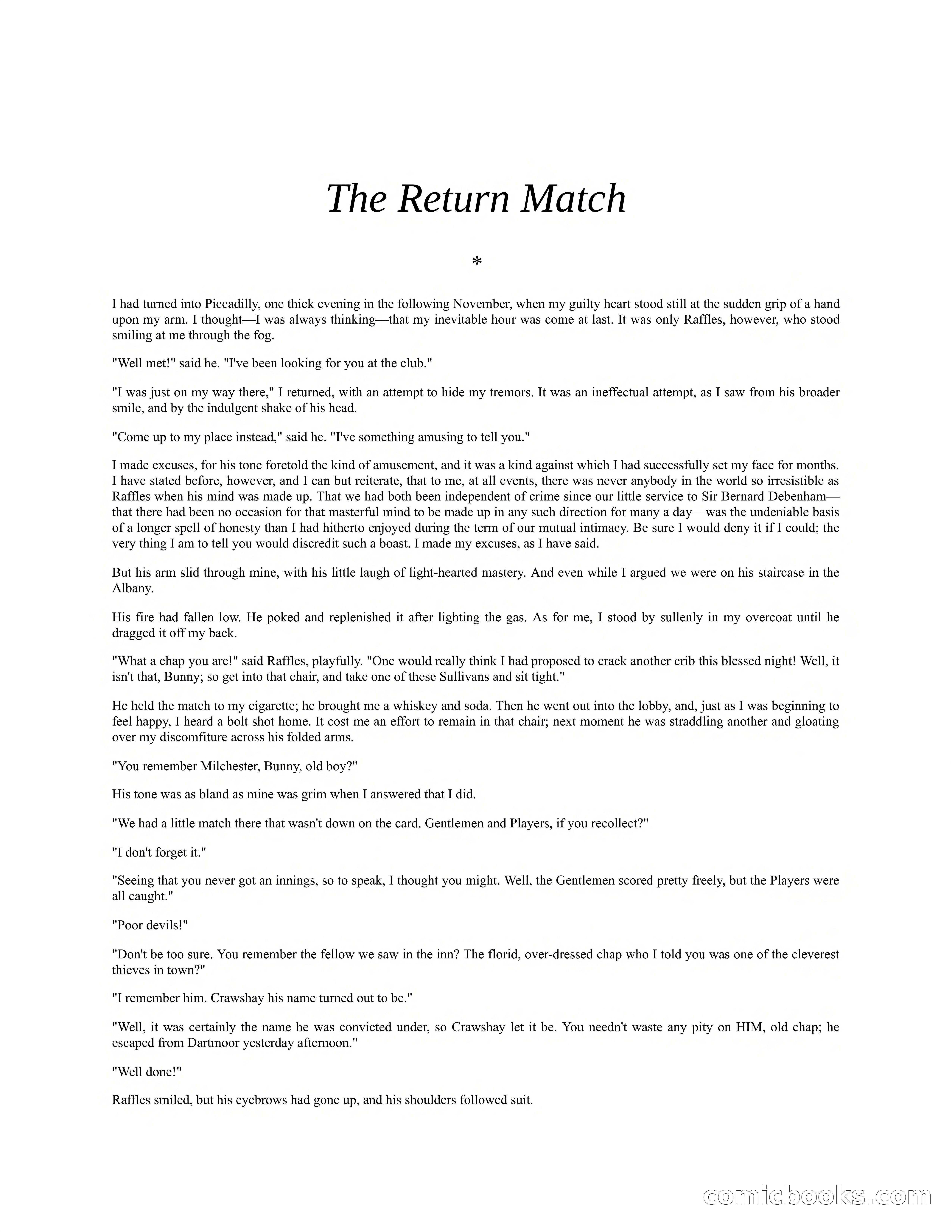 Arthur J. Raffles — page 73 of 290