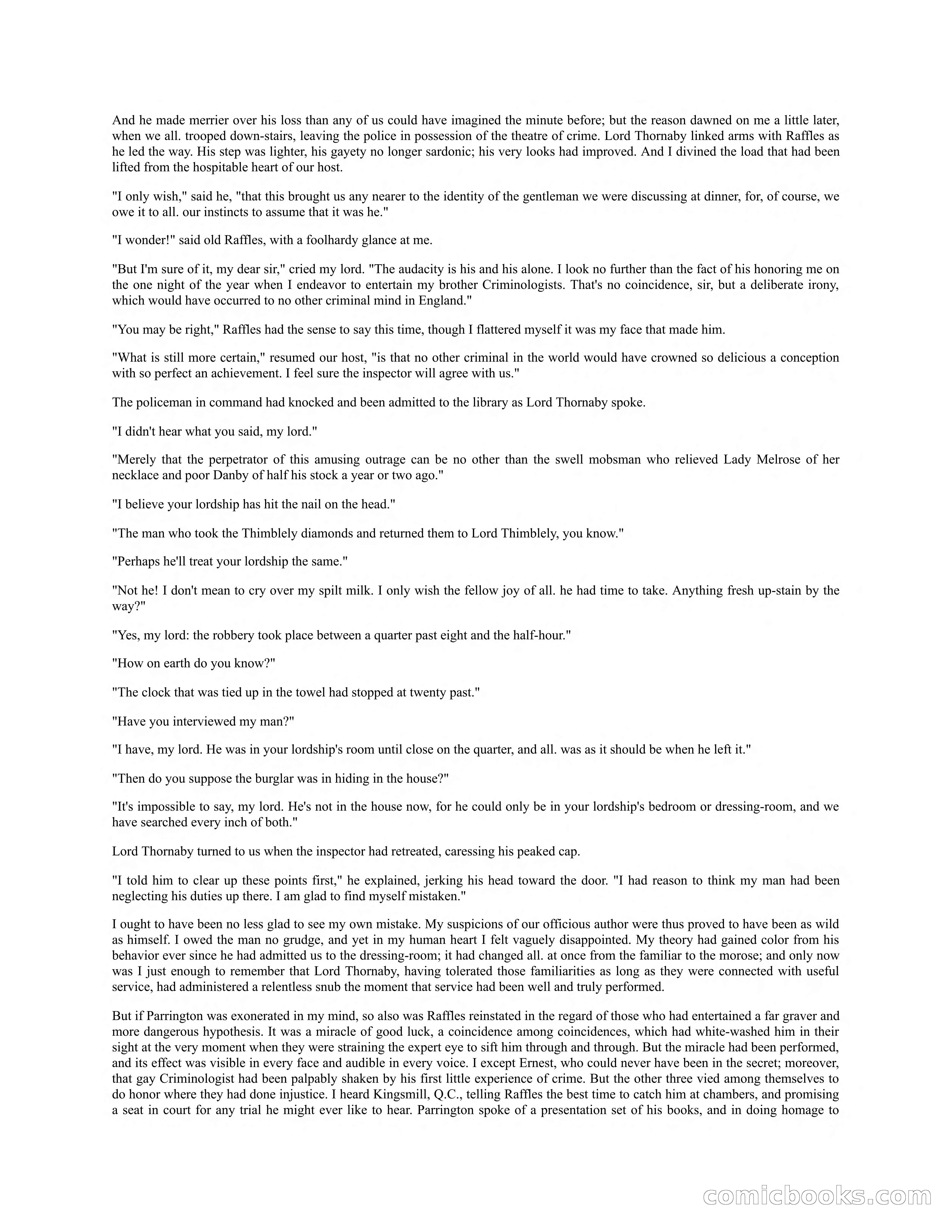 Arthur J. Raffles — page 86 of 290