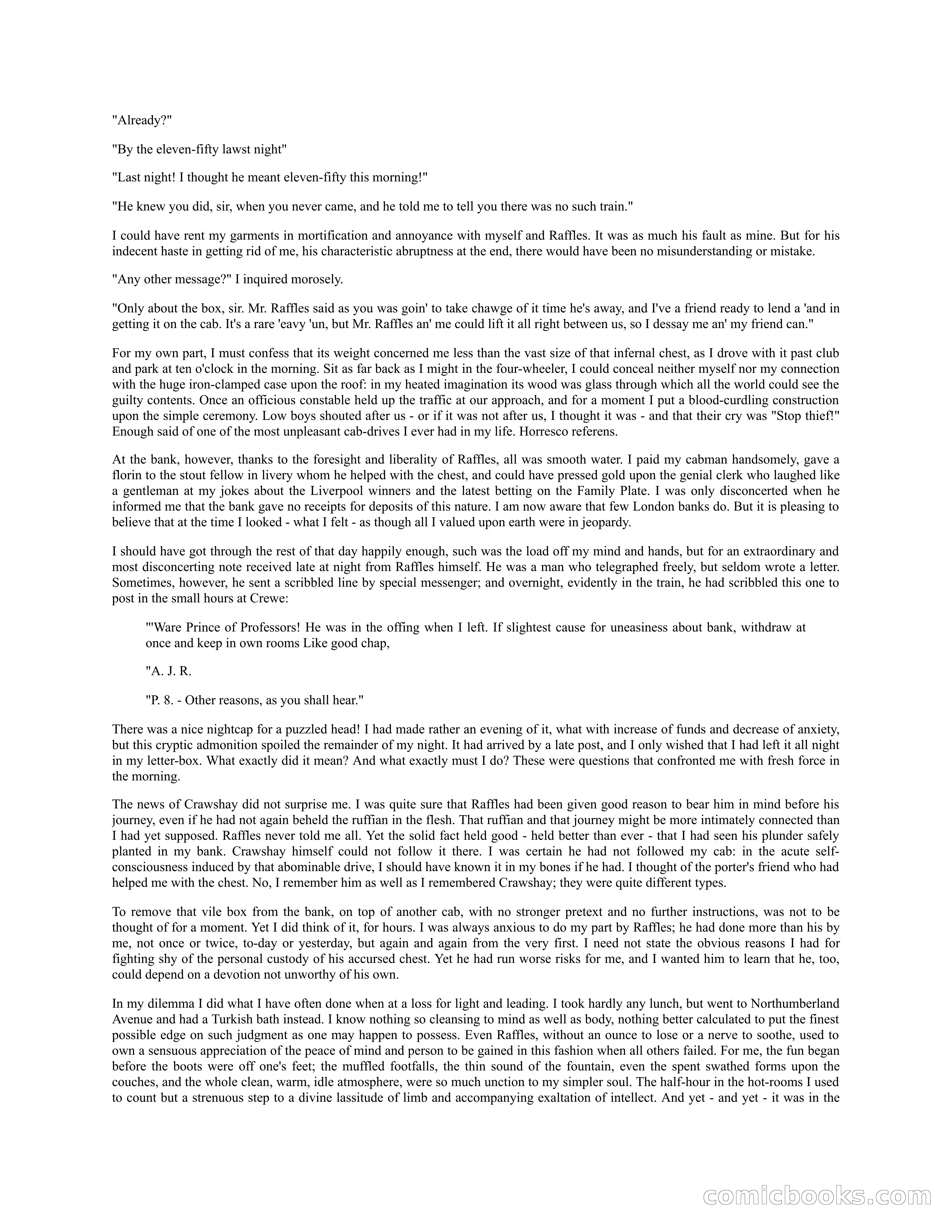 Arthur J. Raffles — page 92 of 290