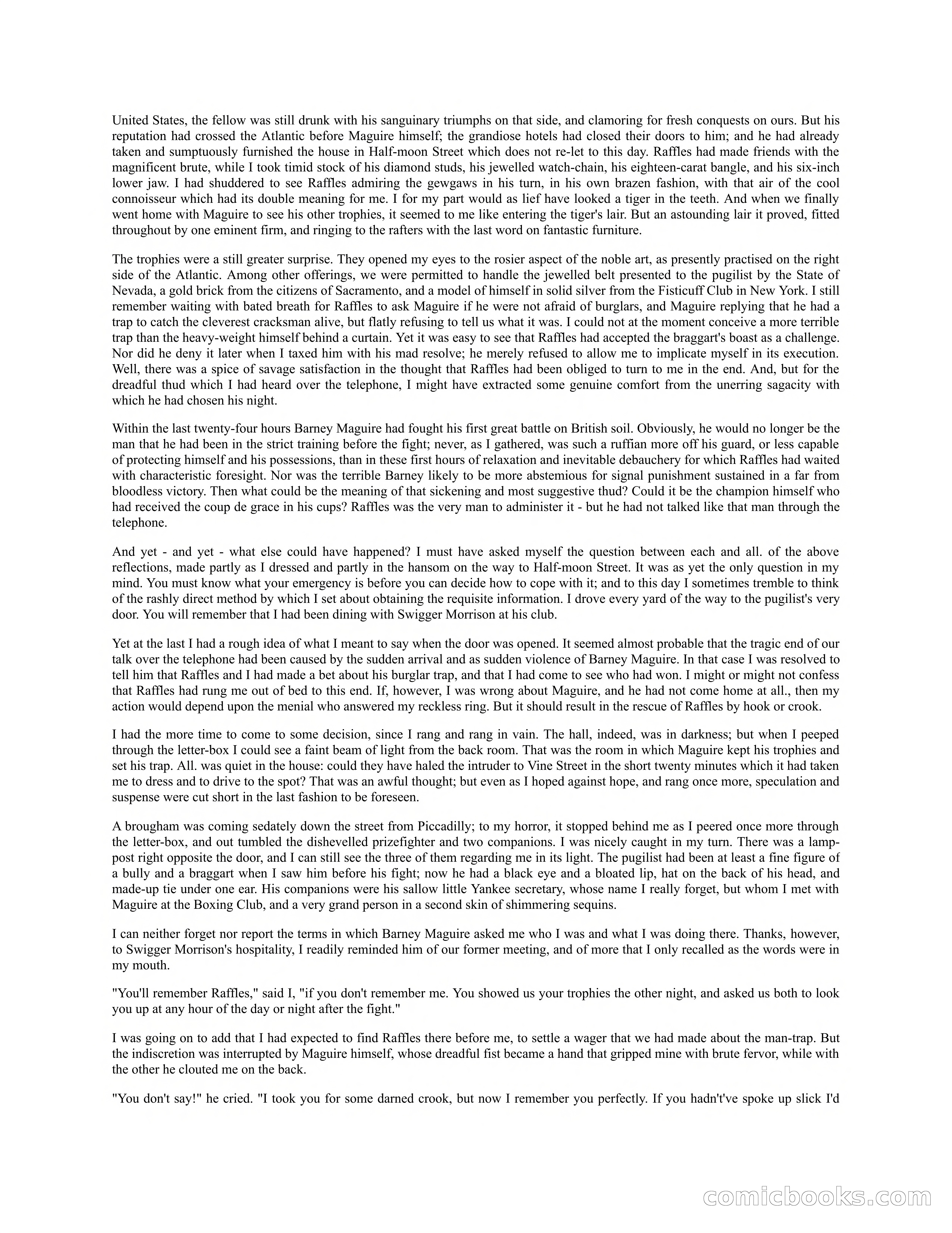 Arthur J. Raffles — page 105 of 290