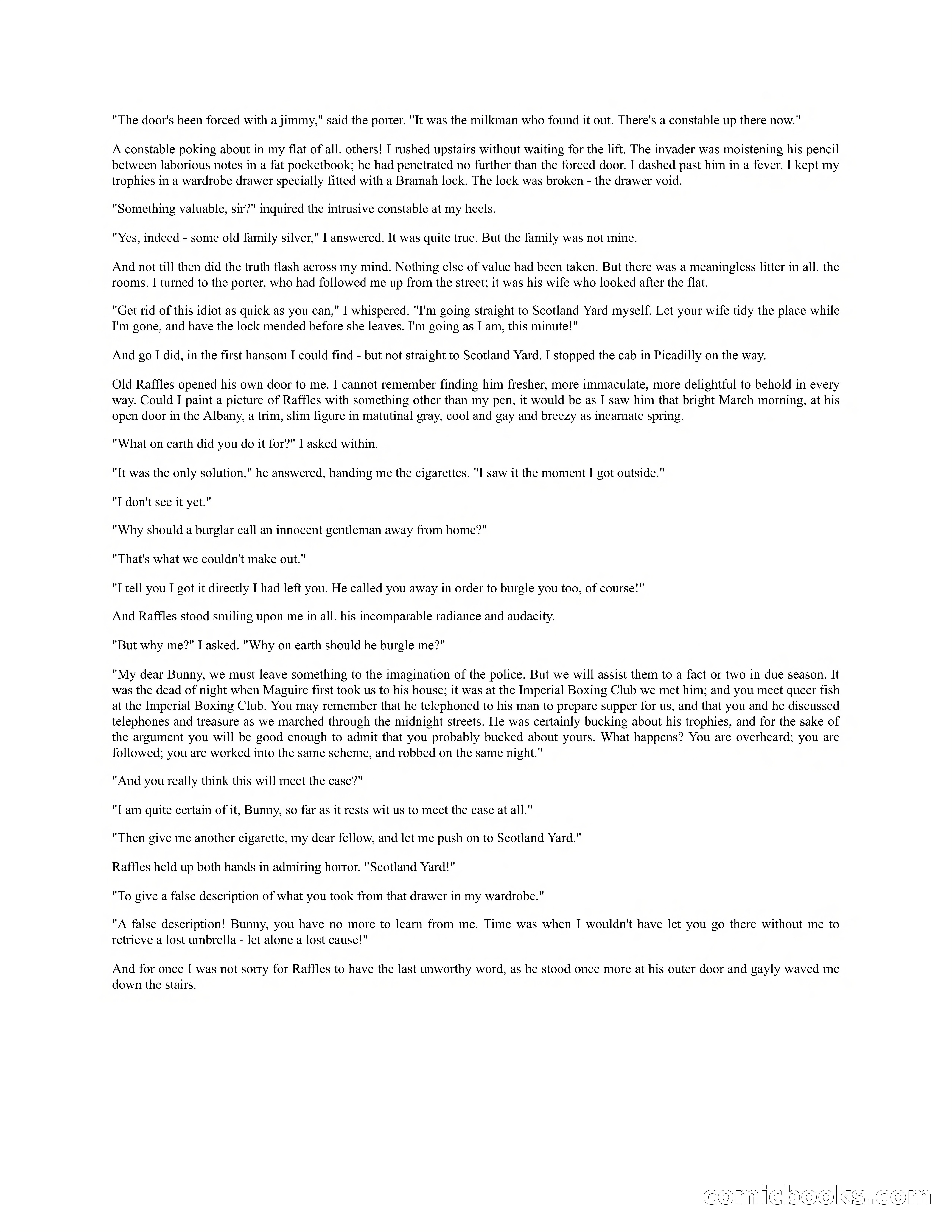 Arthur J. Raffles — page 111 of 290