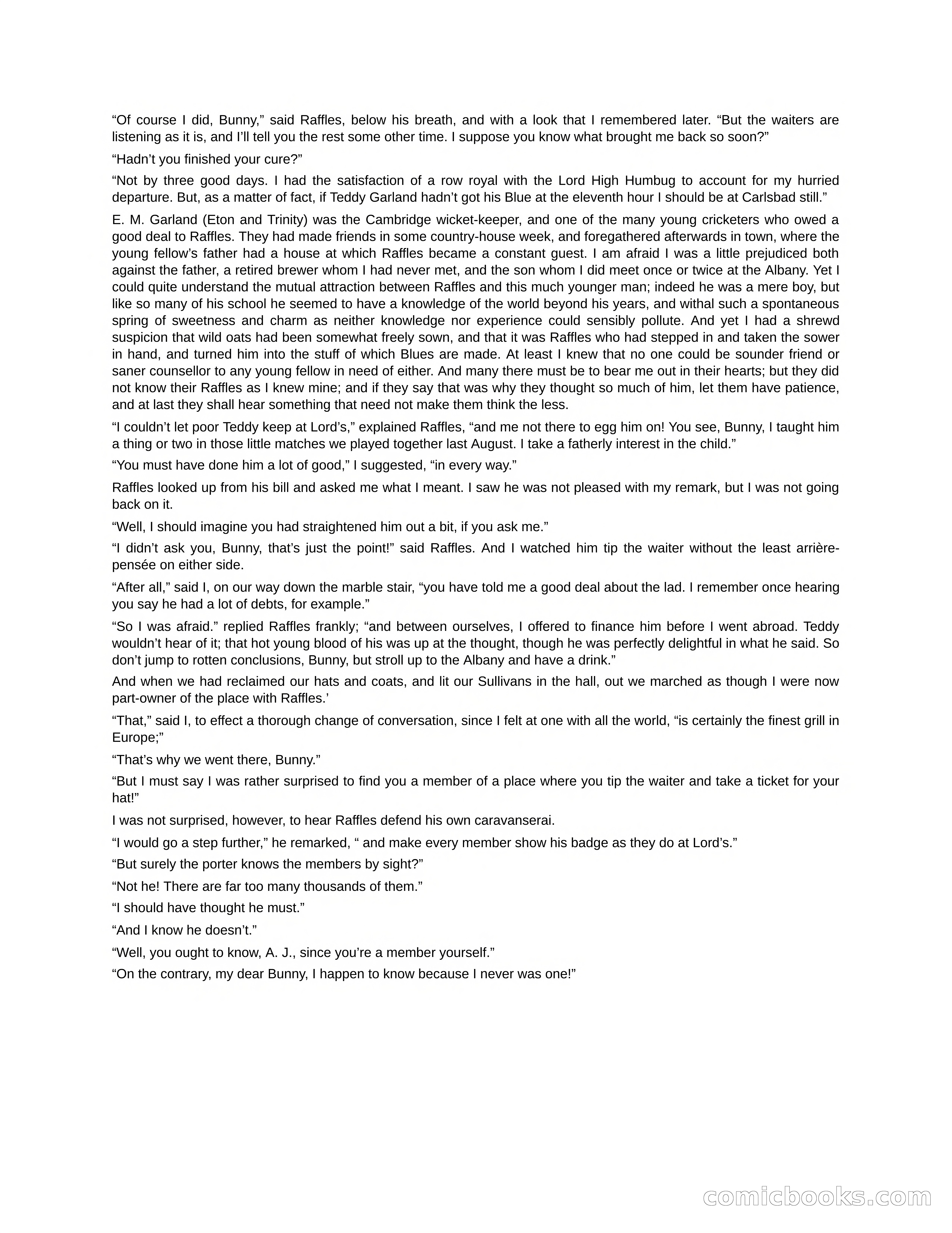 Arthur J. Raffles — page 115 of 290