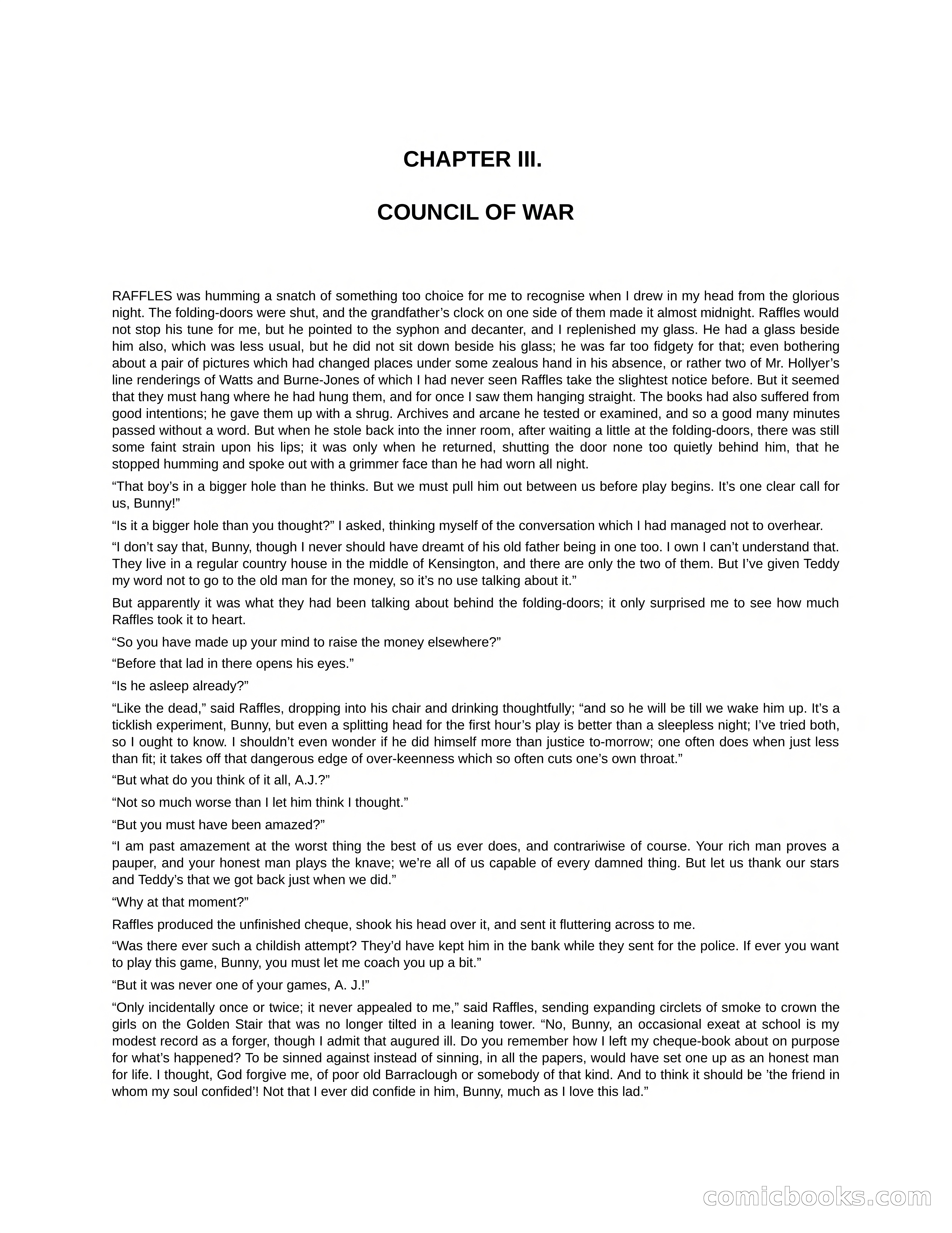 Arthur J. Raffles — page 120 of 290
