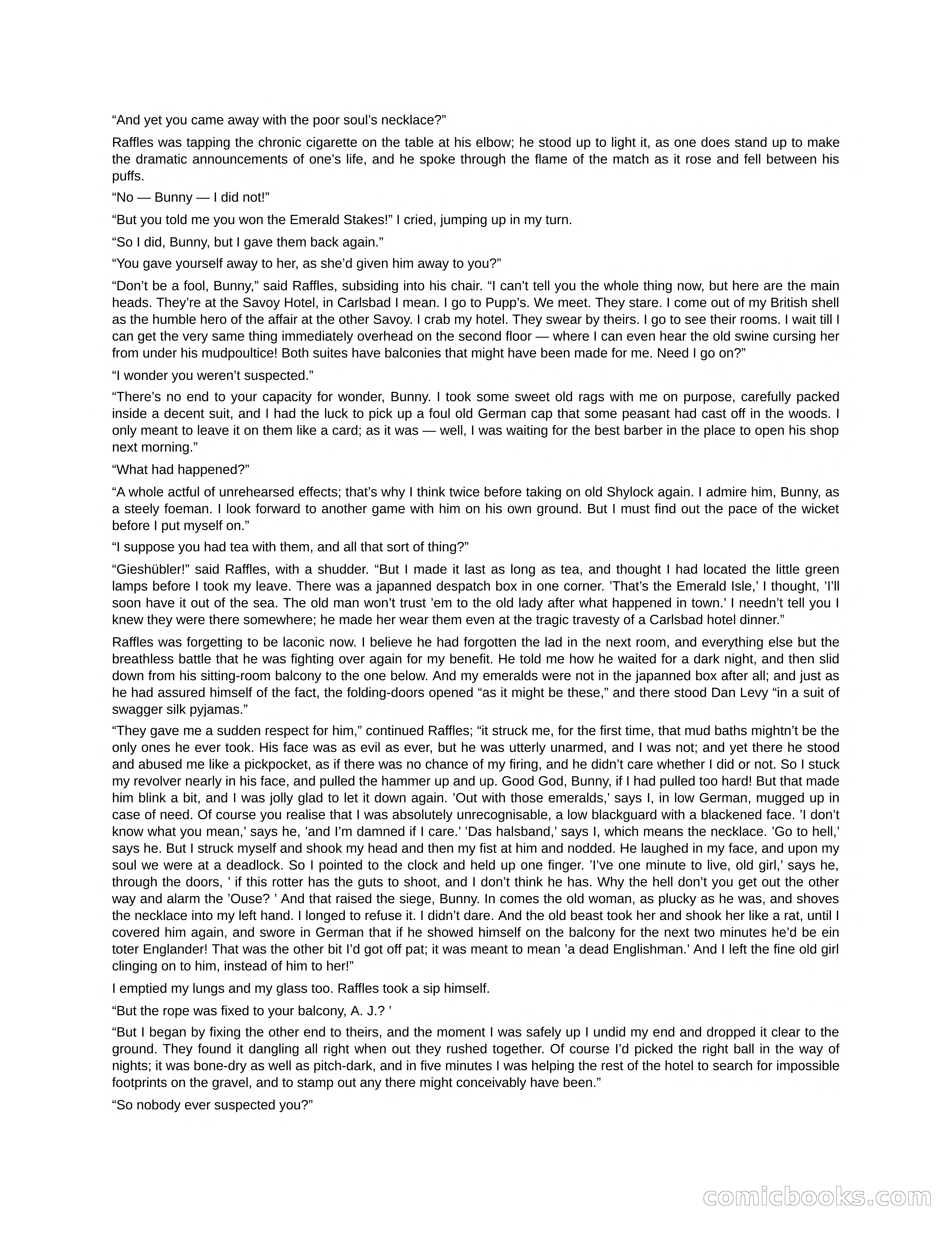 Arthur J. Raffles — page 122 of 290