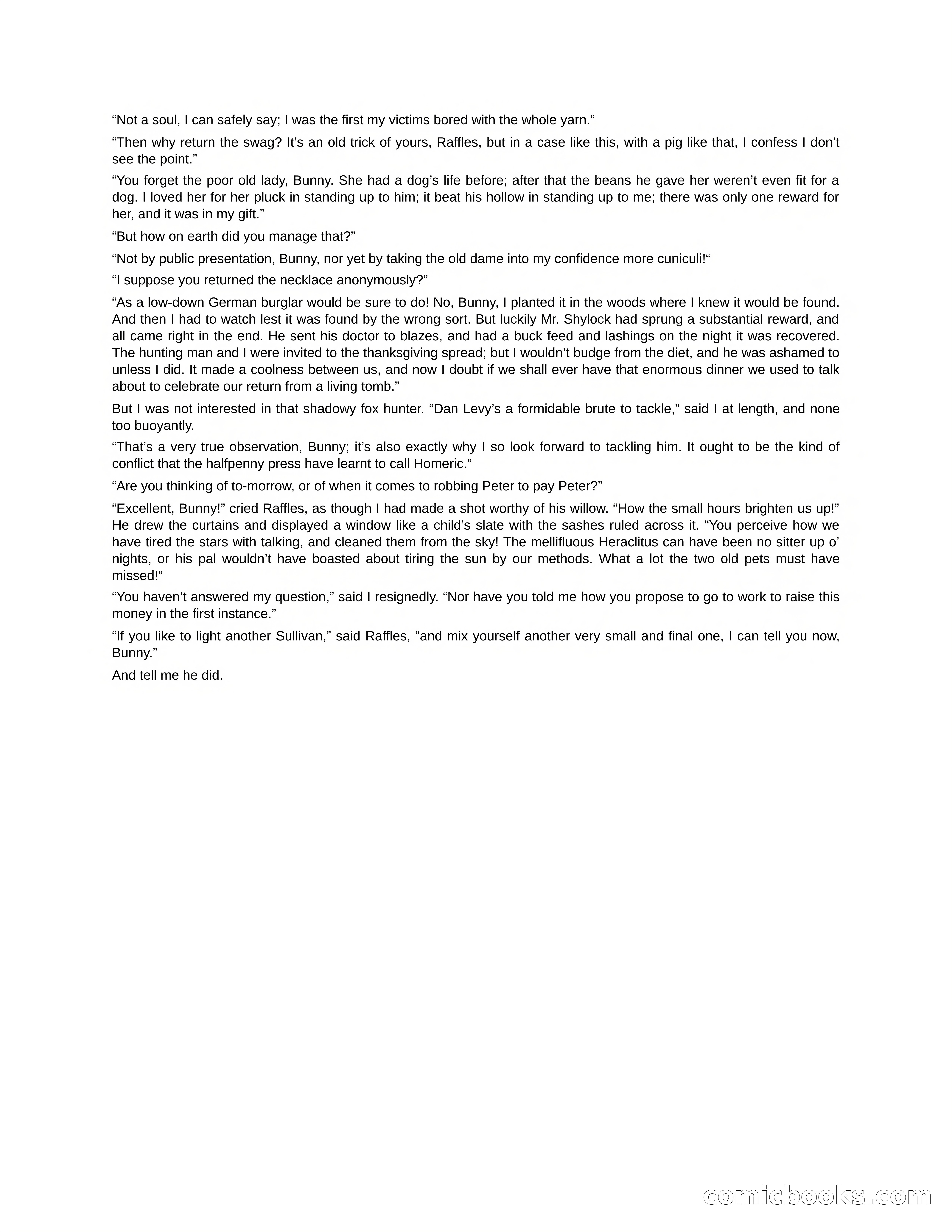Arthur J. Raffles — page 123 of 290