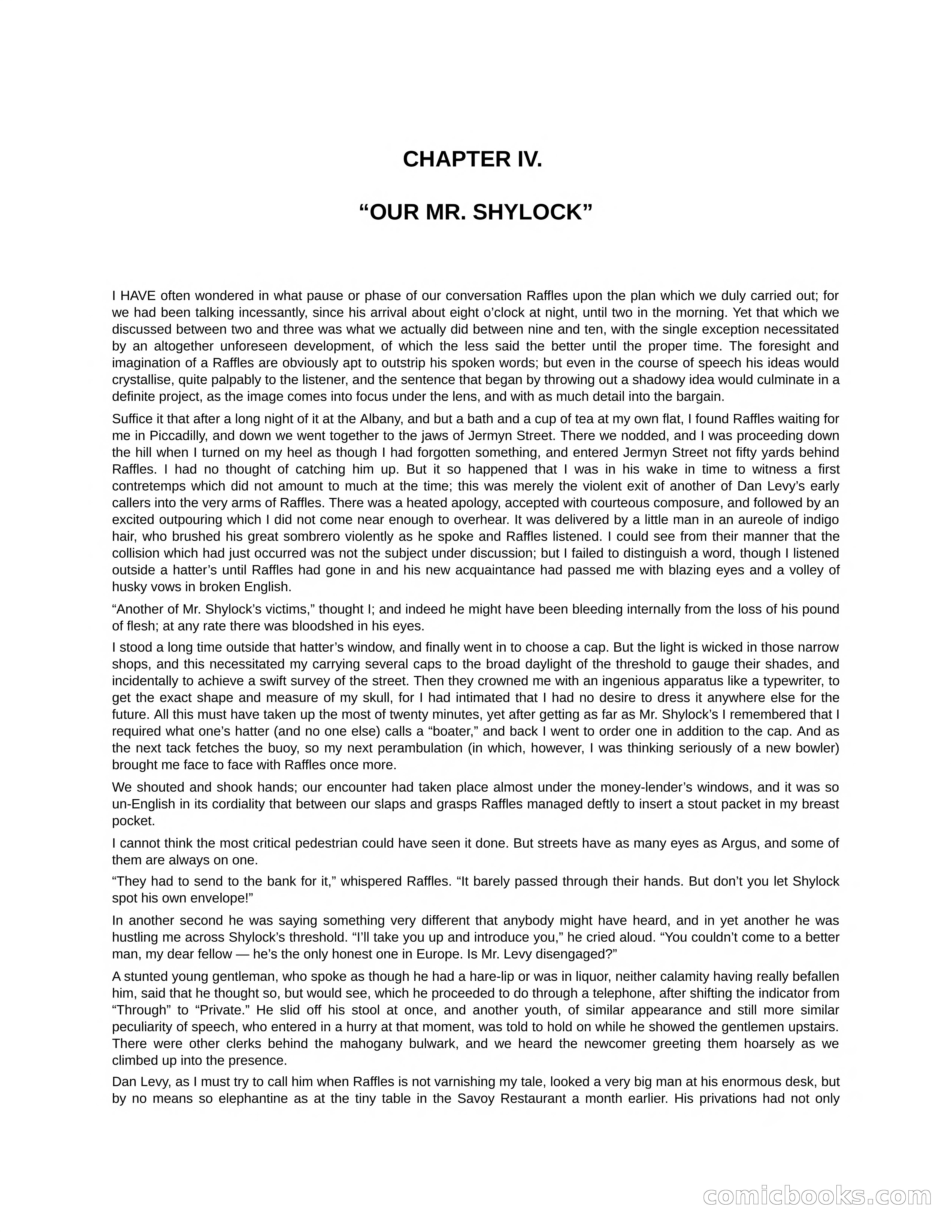 Arthur J. Raffles — page 124 of 290