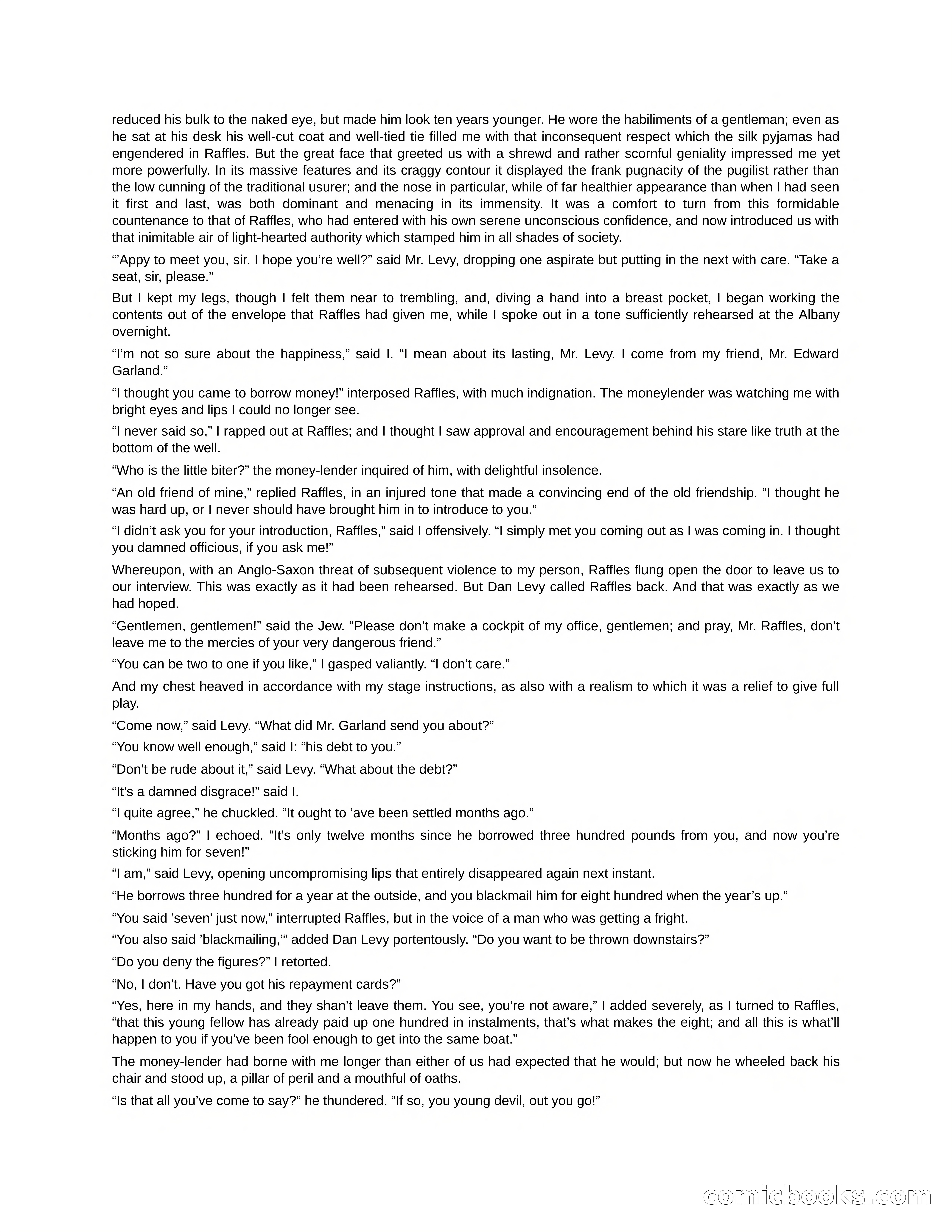 Arthur J. Raffles — page 125 of 290