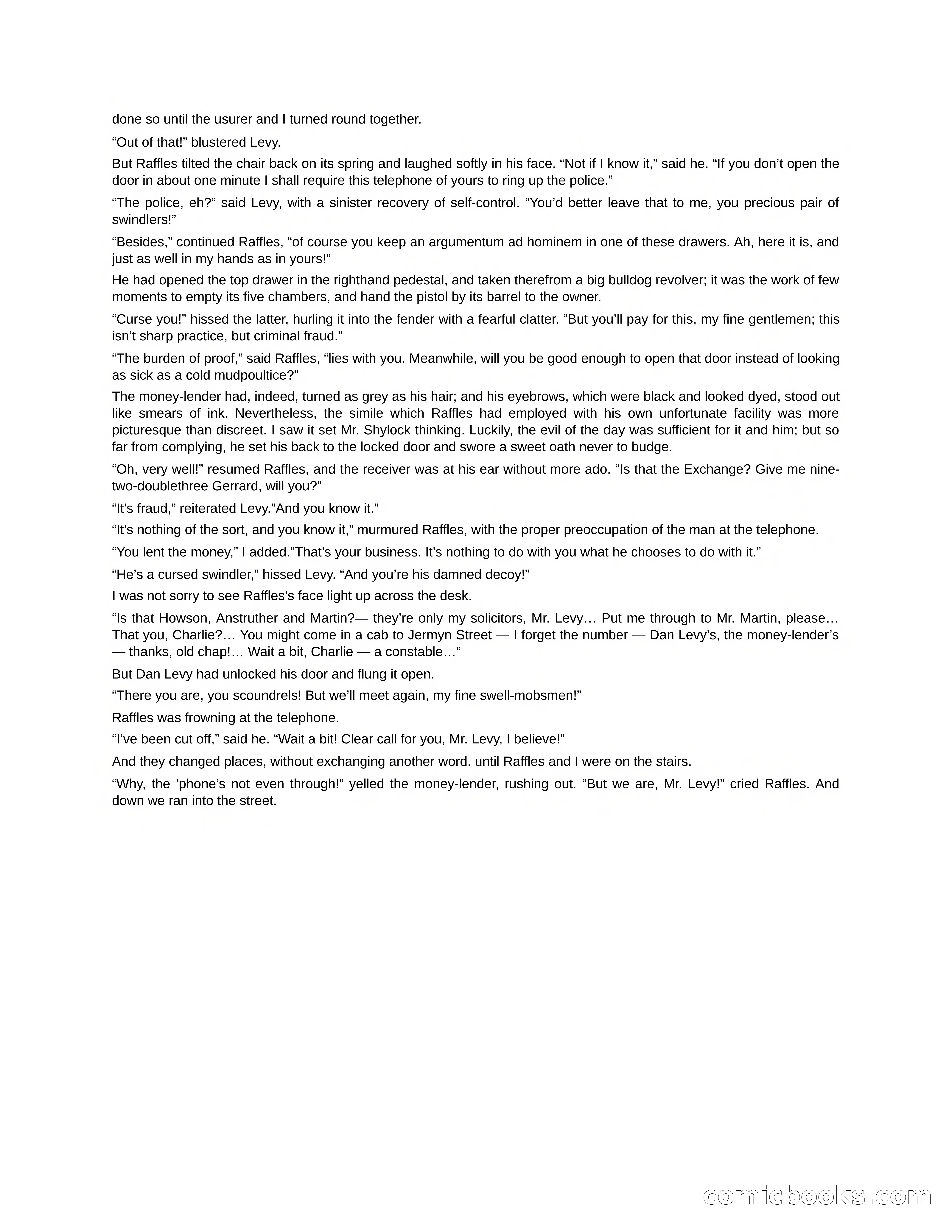 Arthur J. Raffles — page 127 of 290