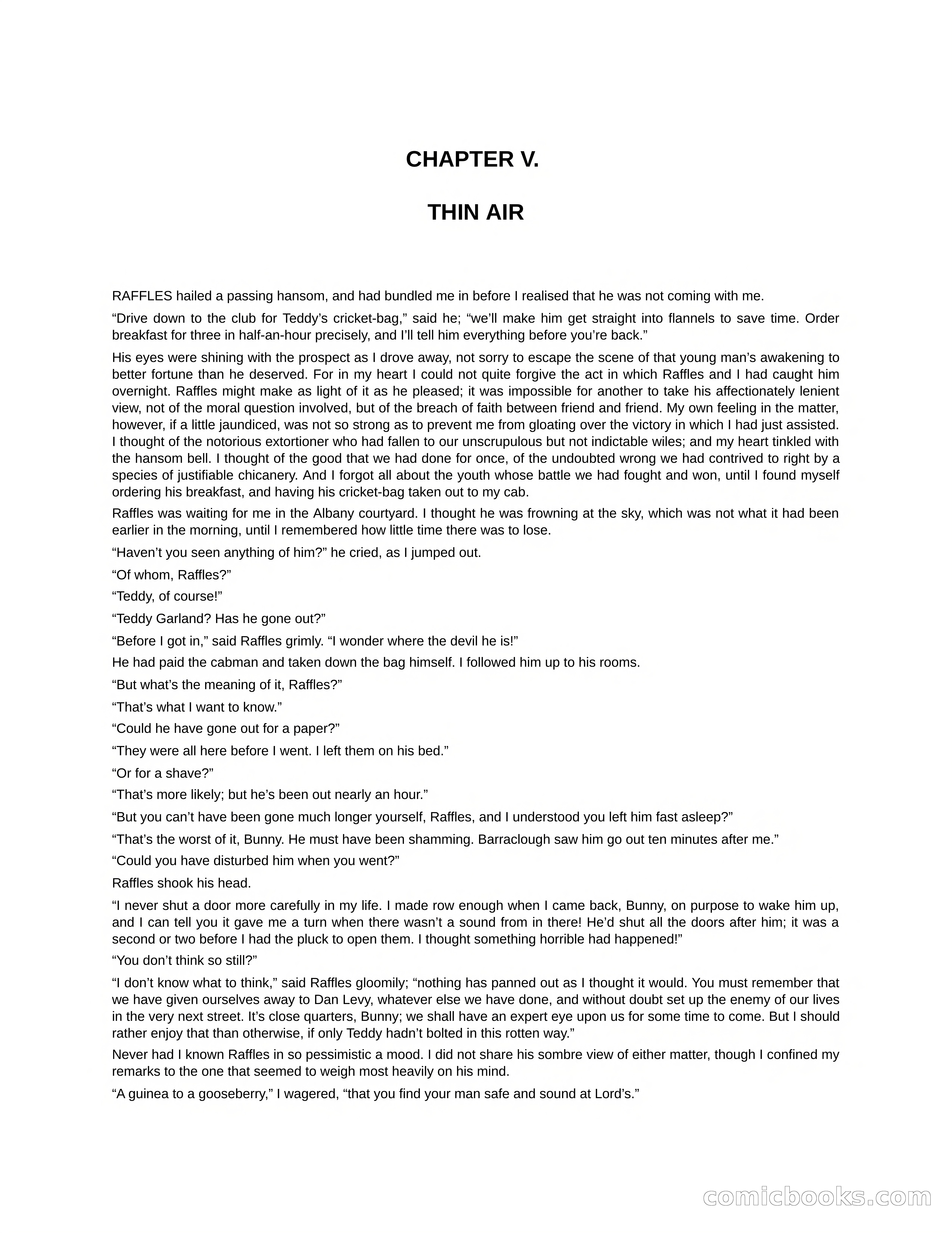Arthur J. Raffles — page 128 of 290