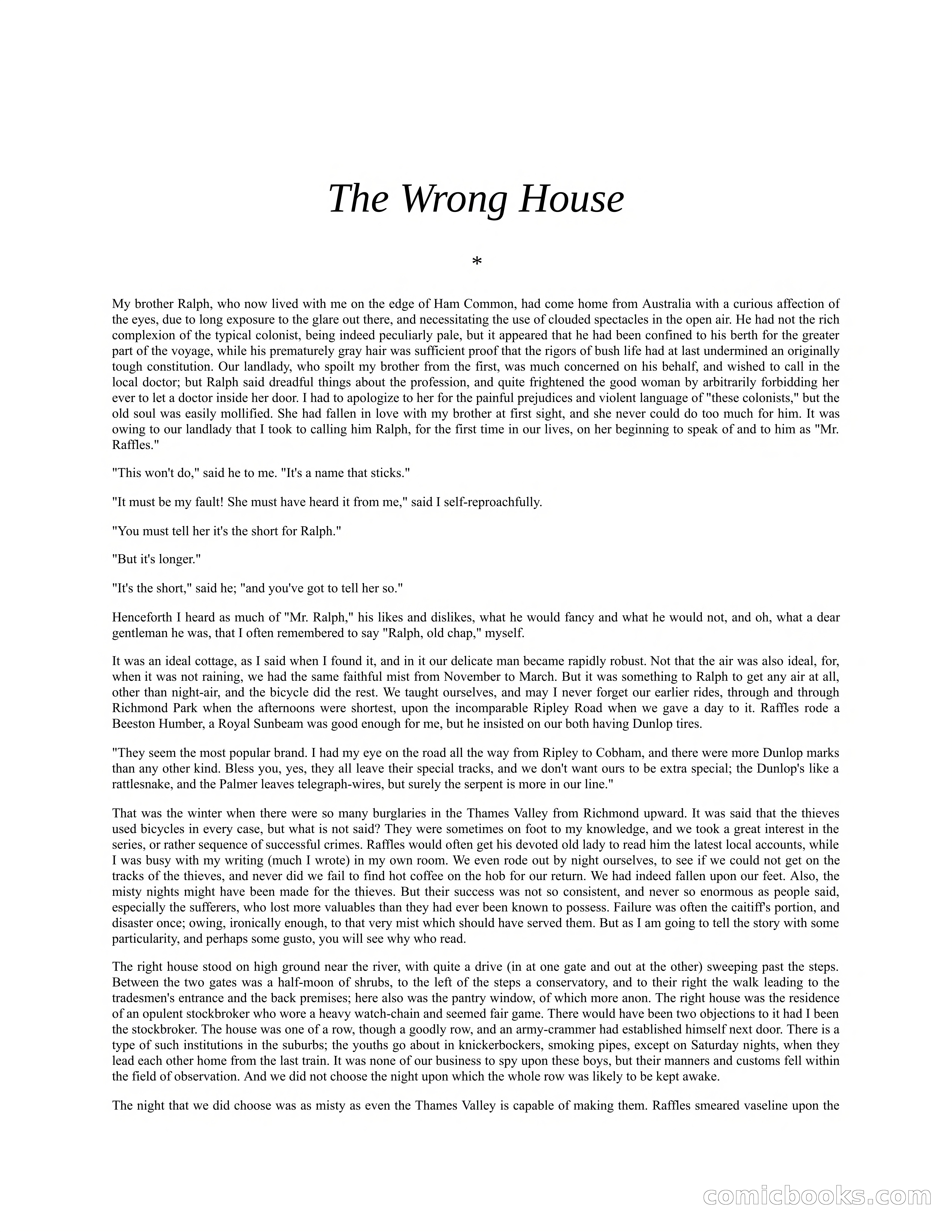 Arthur J. Raffles — page 266 of 290