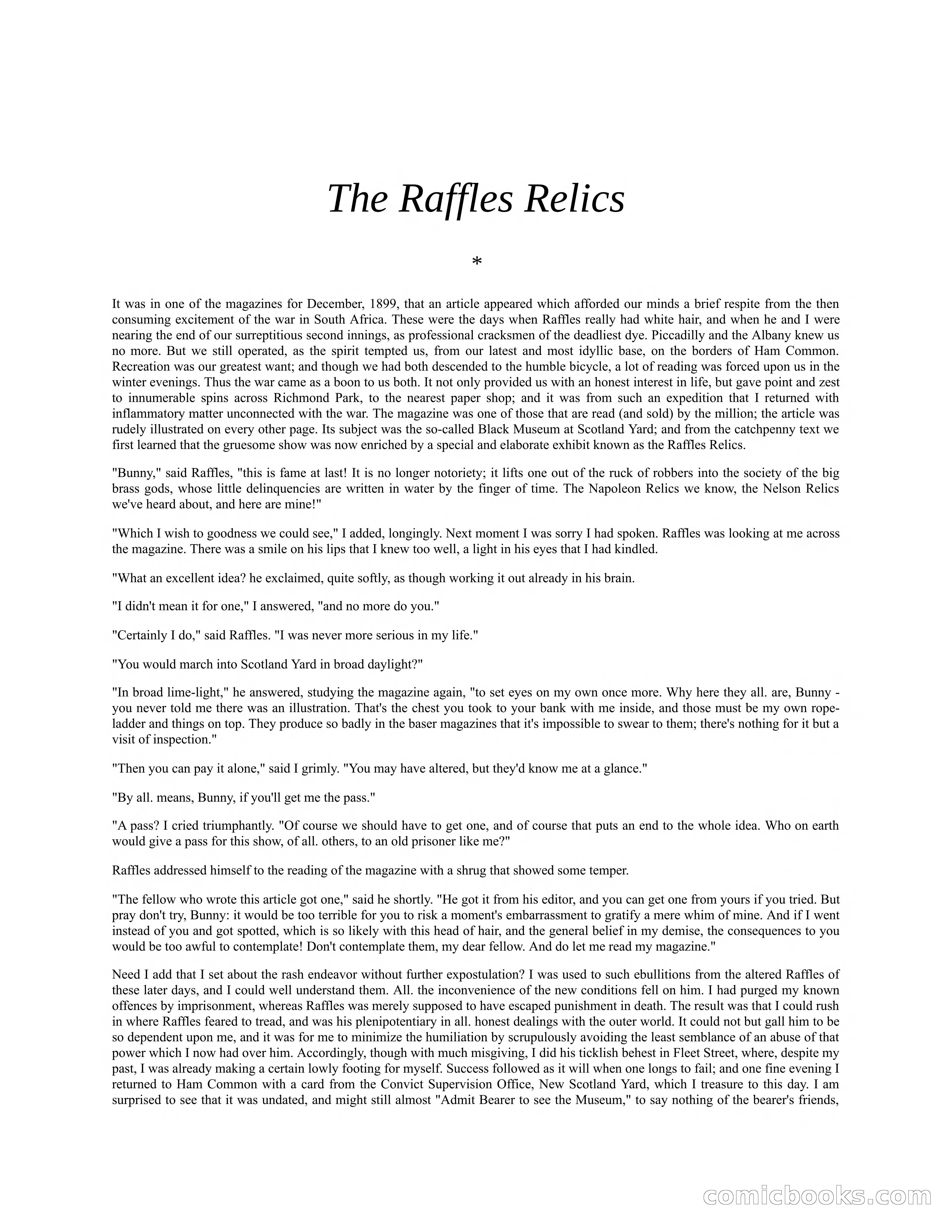 Arthur J. Raffles — page 272 of 290