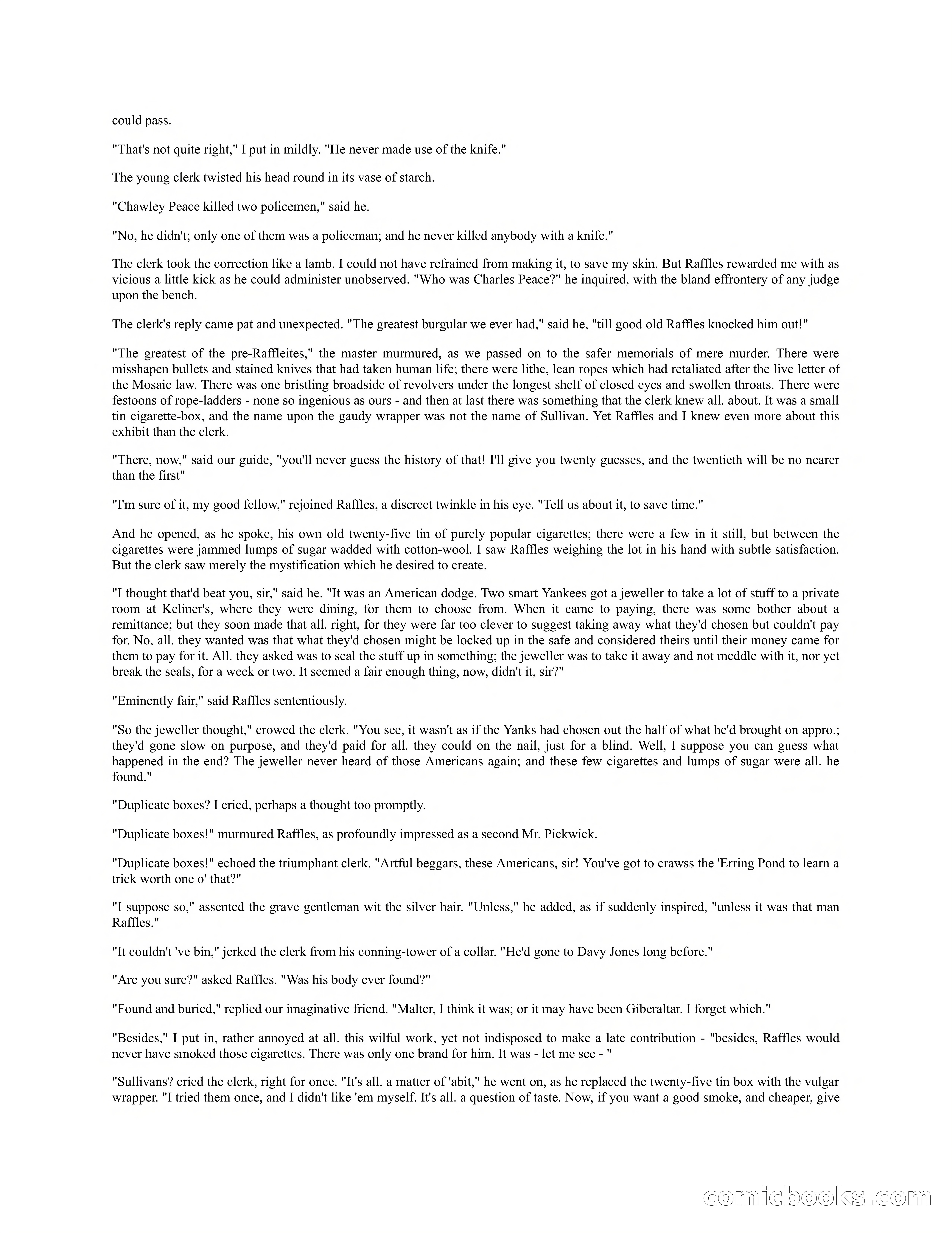 Arthur J. Raffles — page 274 of 290