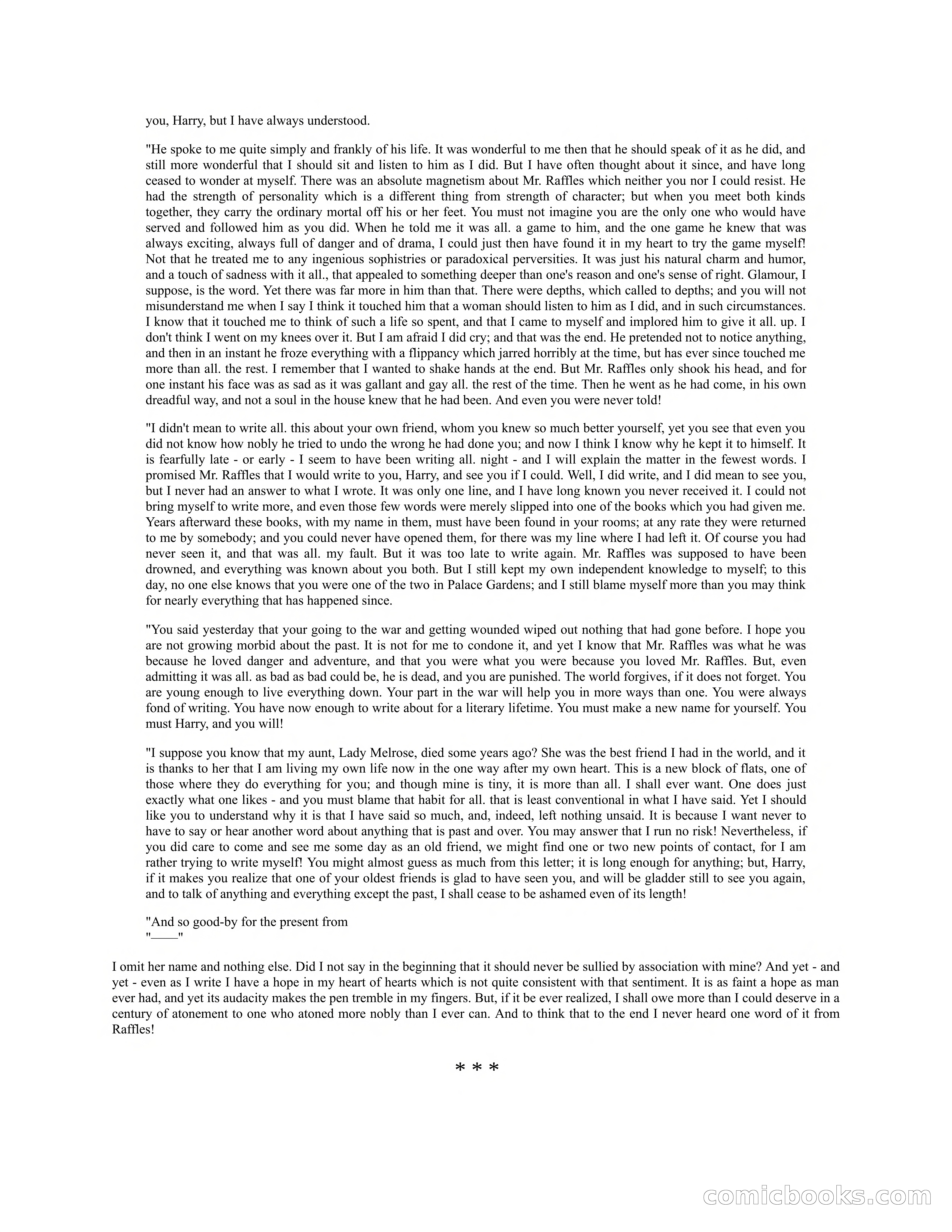 Arthur J. Raffles — page 290 of 290