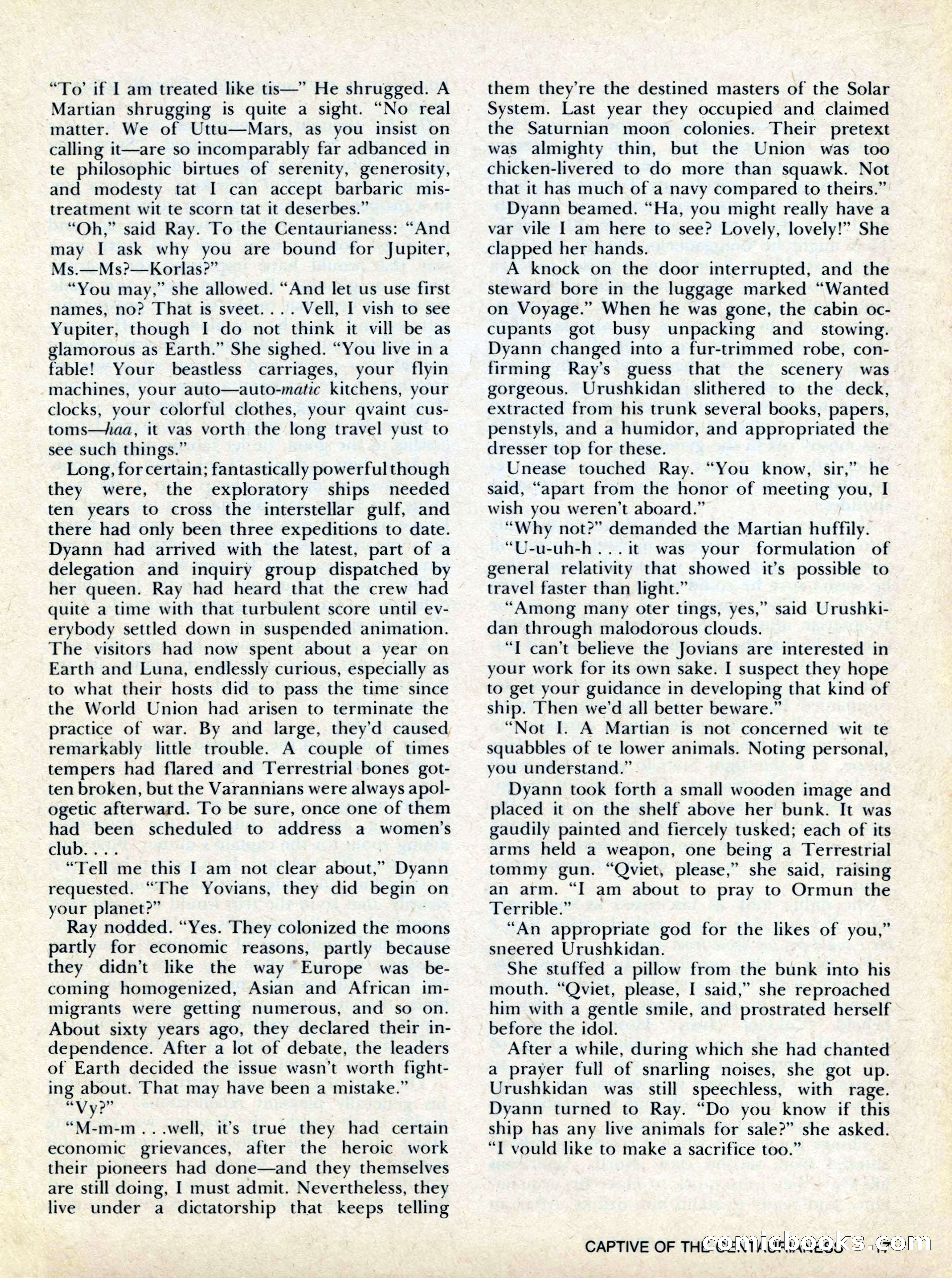 Asimov's SF Adventure Magazine, Fall 1978 — page 17 of 120