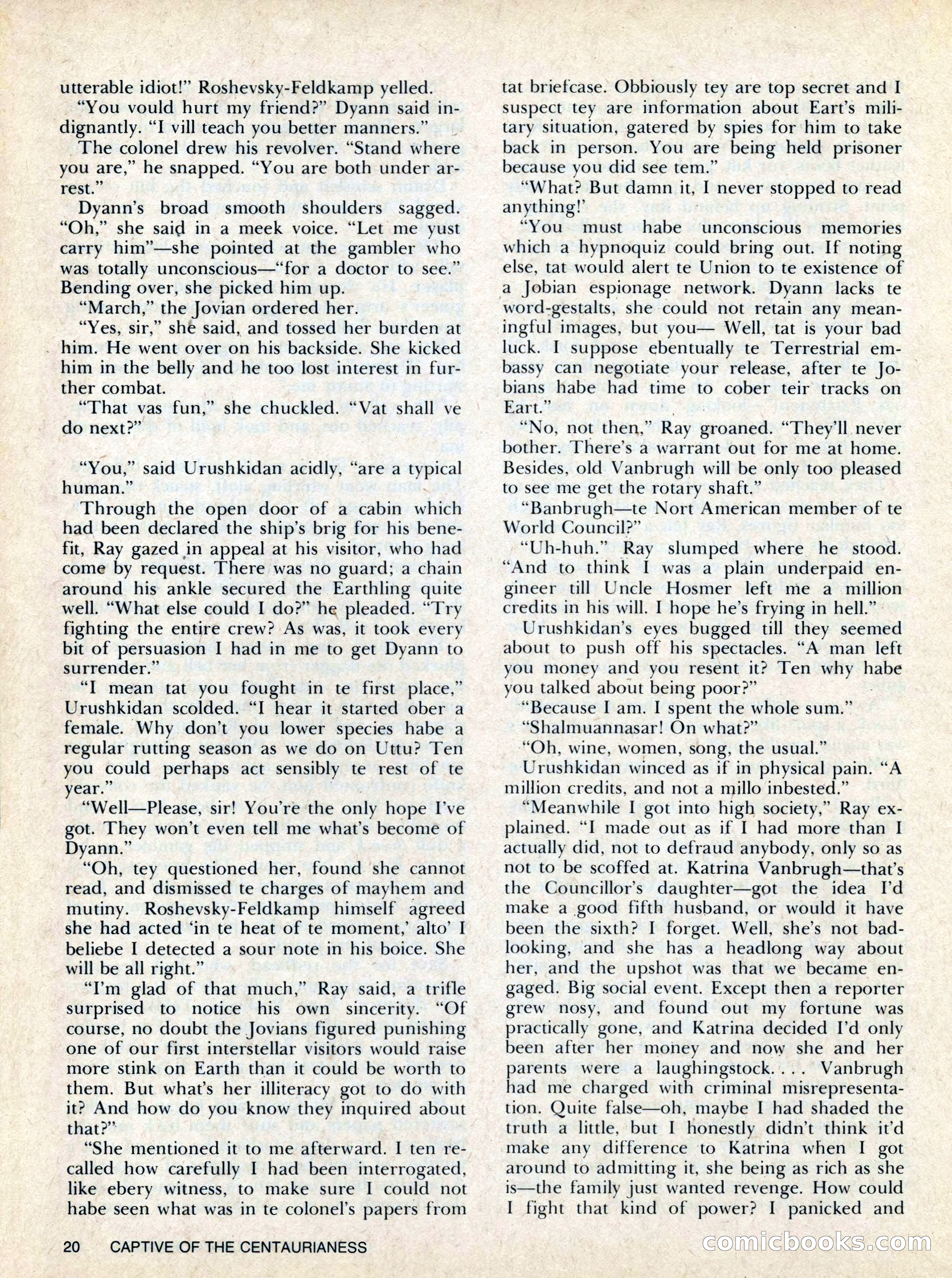 Asimov's SF Adventure Magazine, Fall 1978 — page 20 of 120