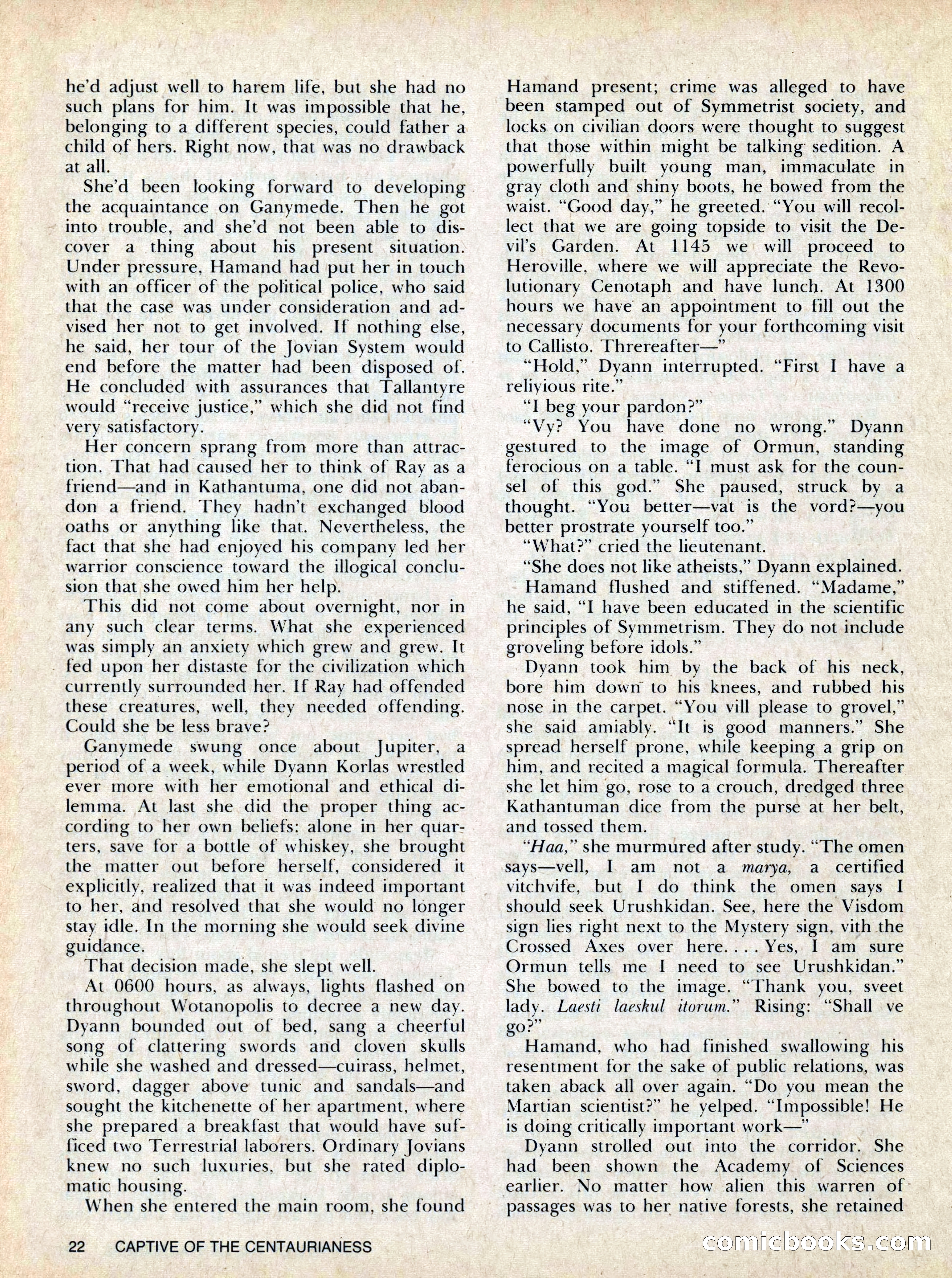 Asimov's SF Adventure Magazine, Fall 1978 — page 22 of 120