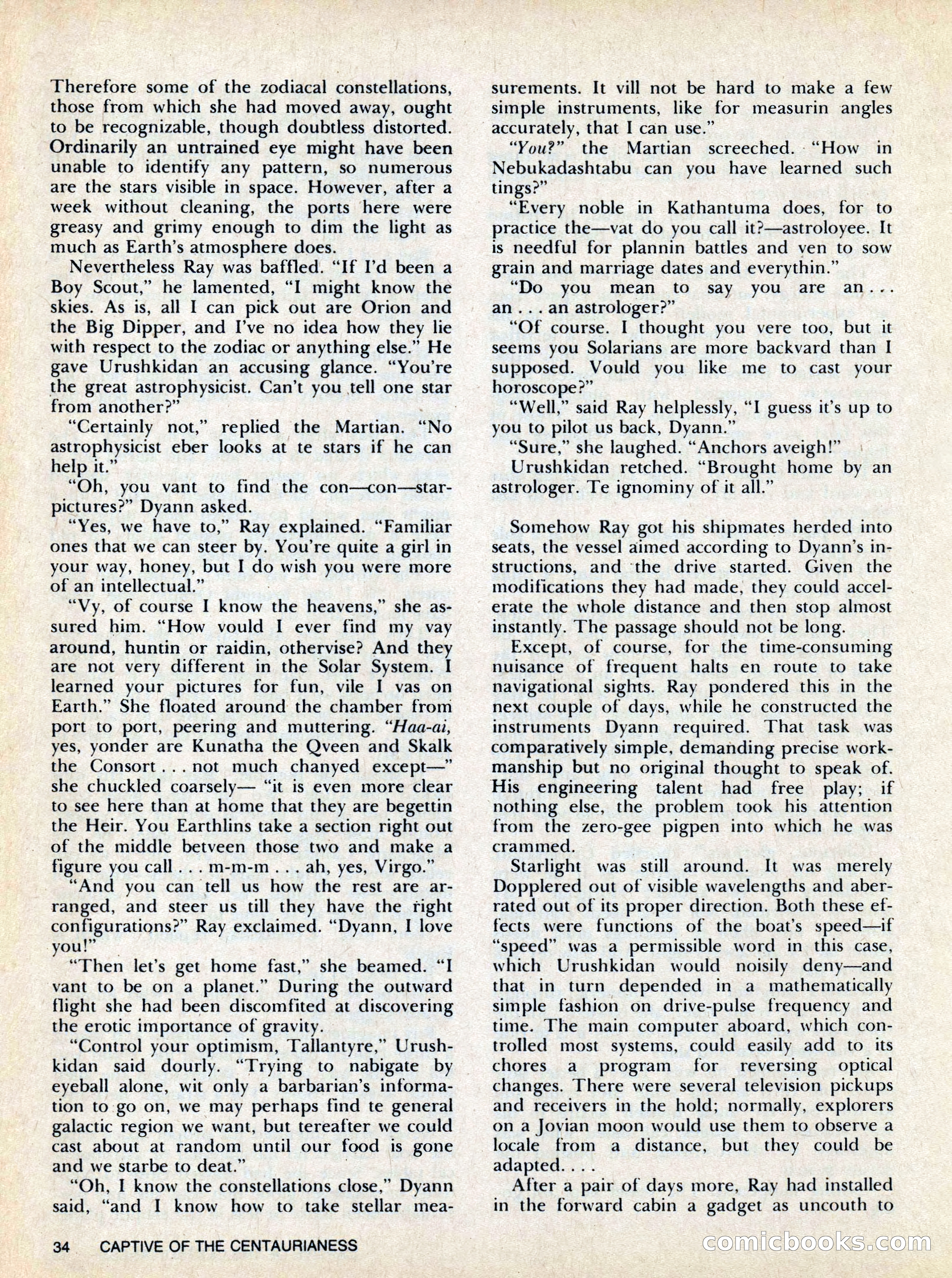 Asimov's SF Adventure Magazine, Fall 1978 — page 34 of 120