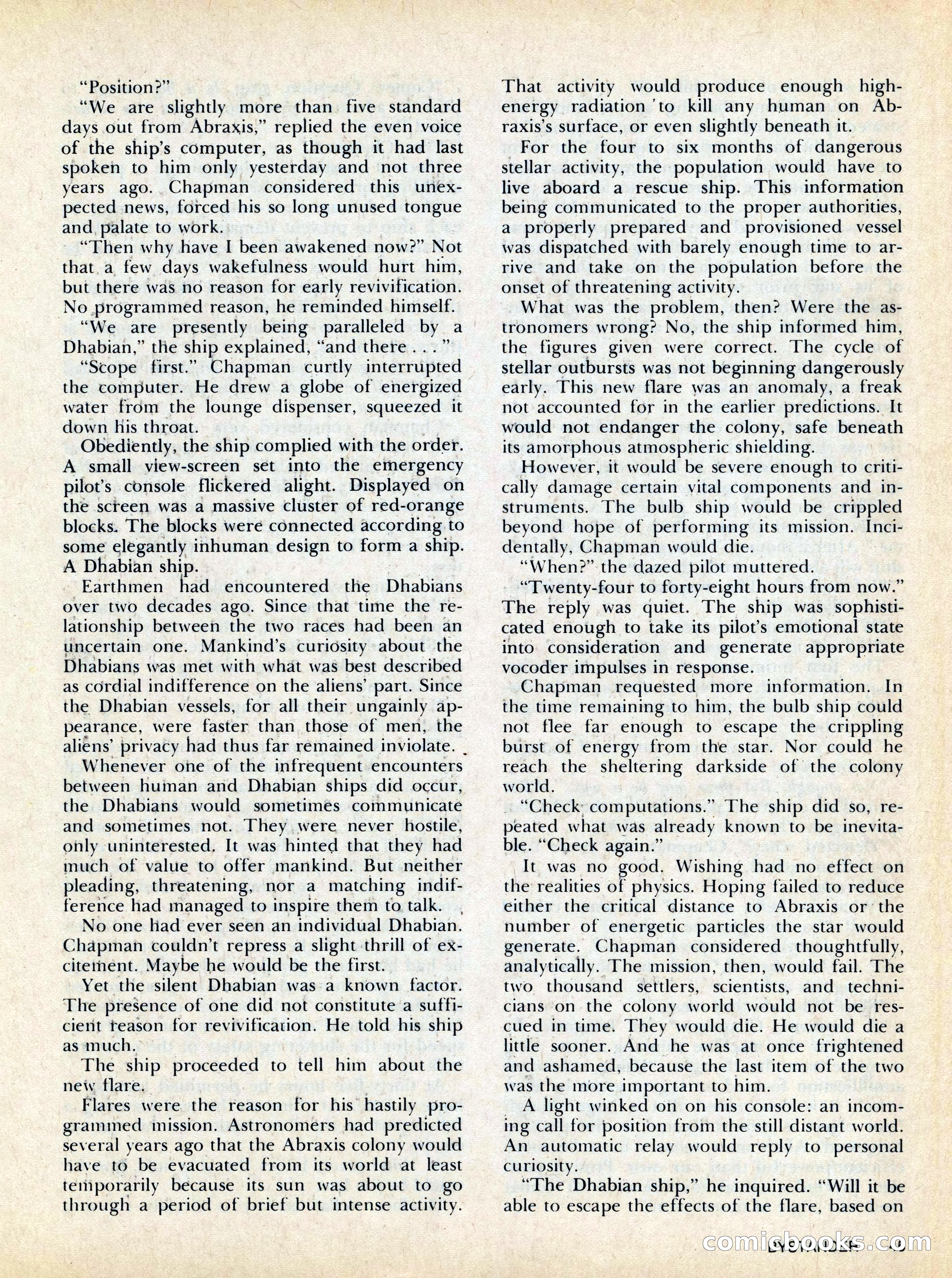 Asimov's SF Adventure Magazine, Fall 1978 — page 45 of 120