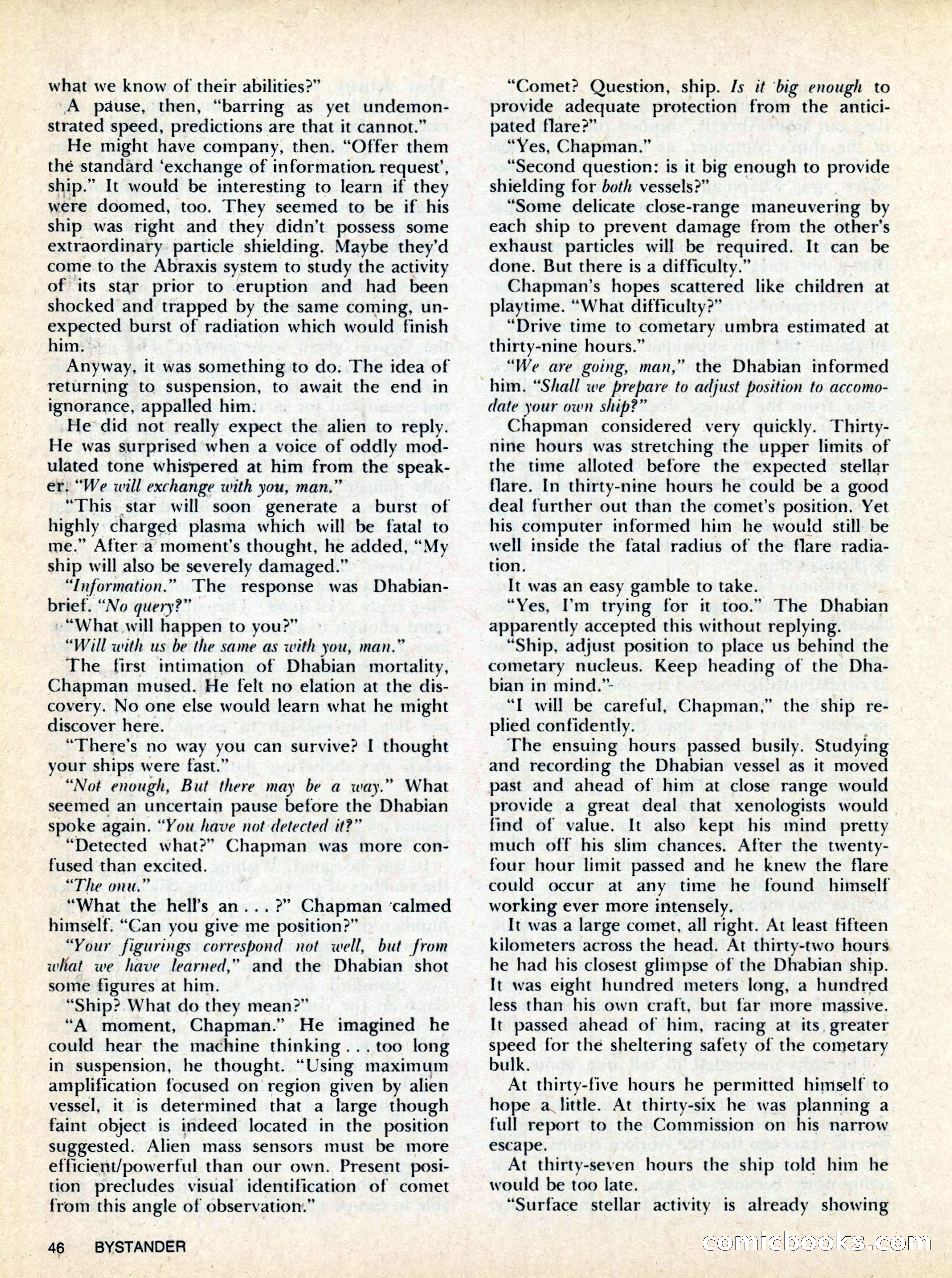 Asimov's SF Adventure Magazine, Fall 1978 — page 46 of 120