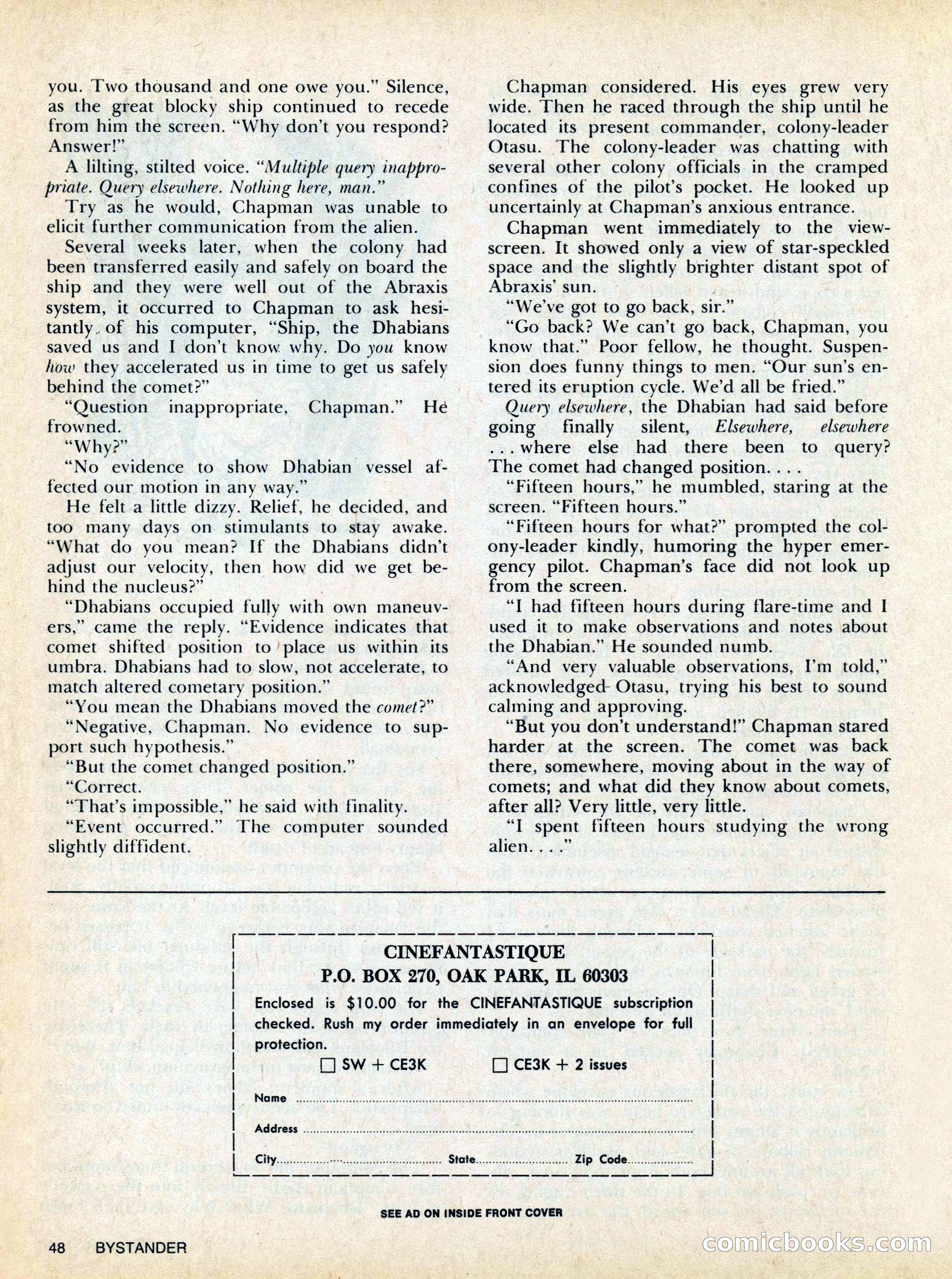 Asimov's SF Adventure Magazine, Fall 1978 — page 48 of 120