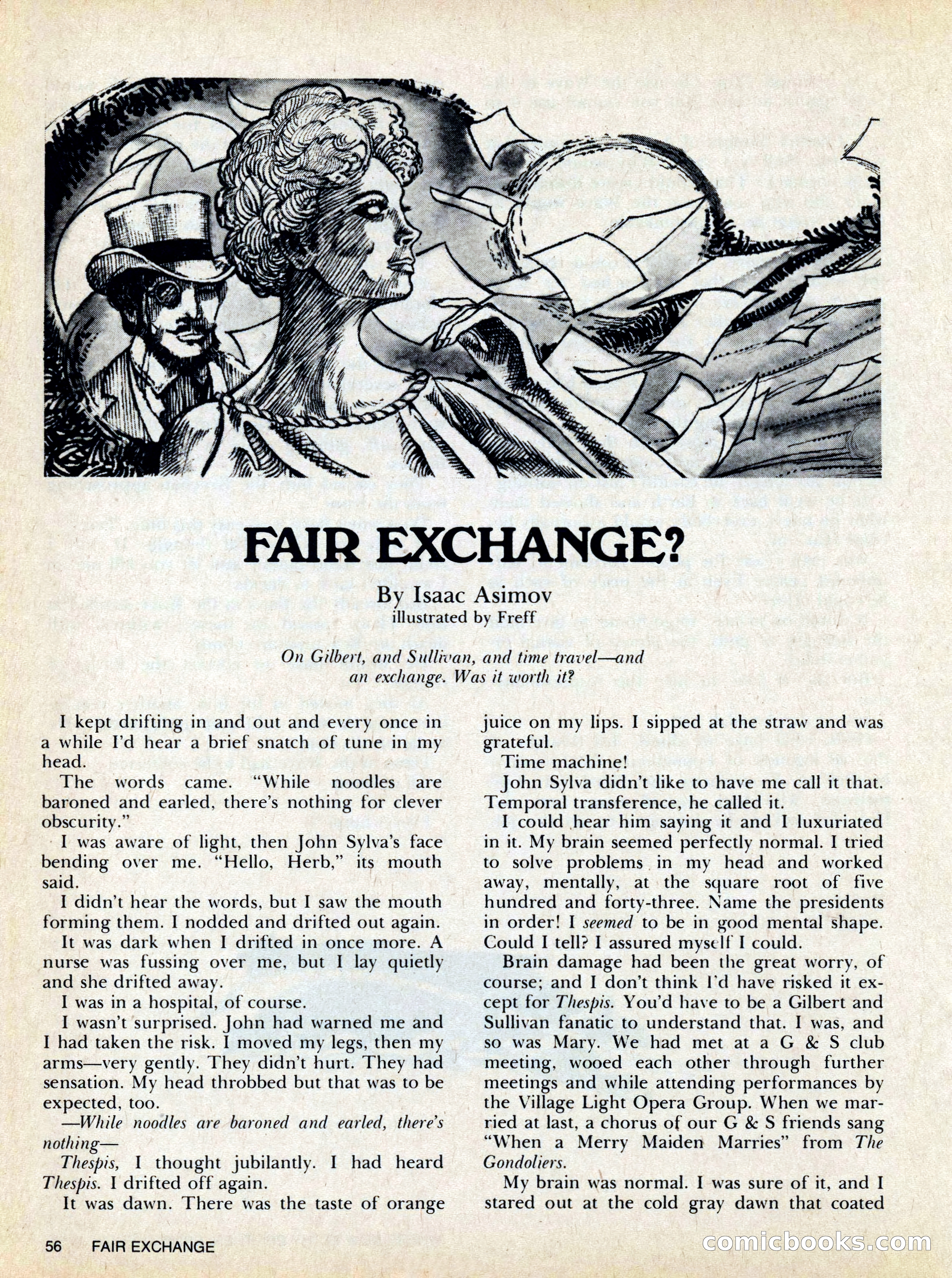 Asimov's SF Adventure Magazine, Fall 1978 — page 56 of 120