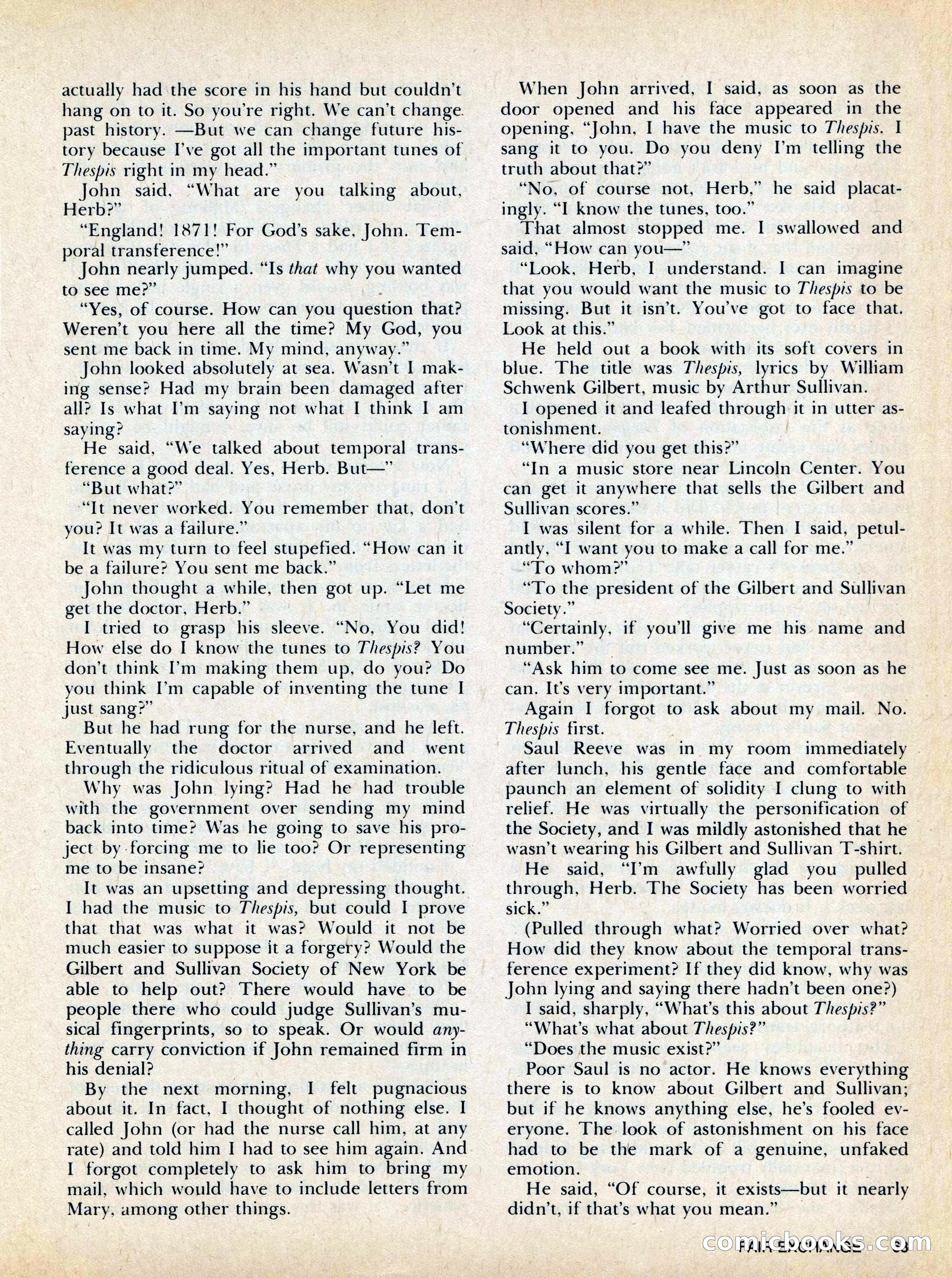 Asimov's SF Adventure Magazine, Fall 1978 — page 63 of 120