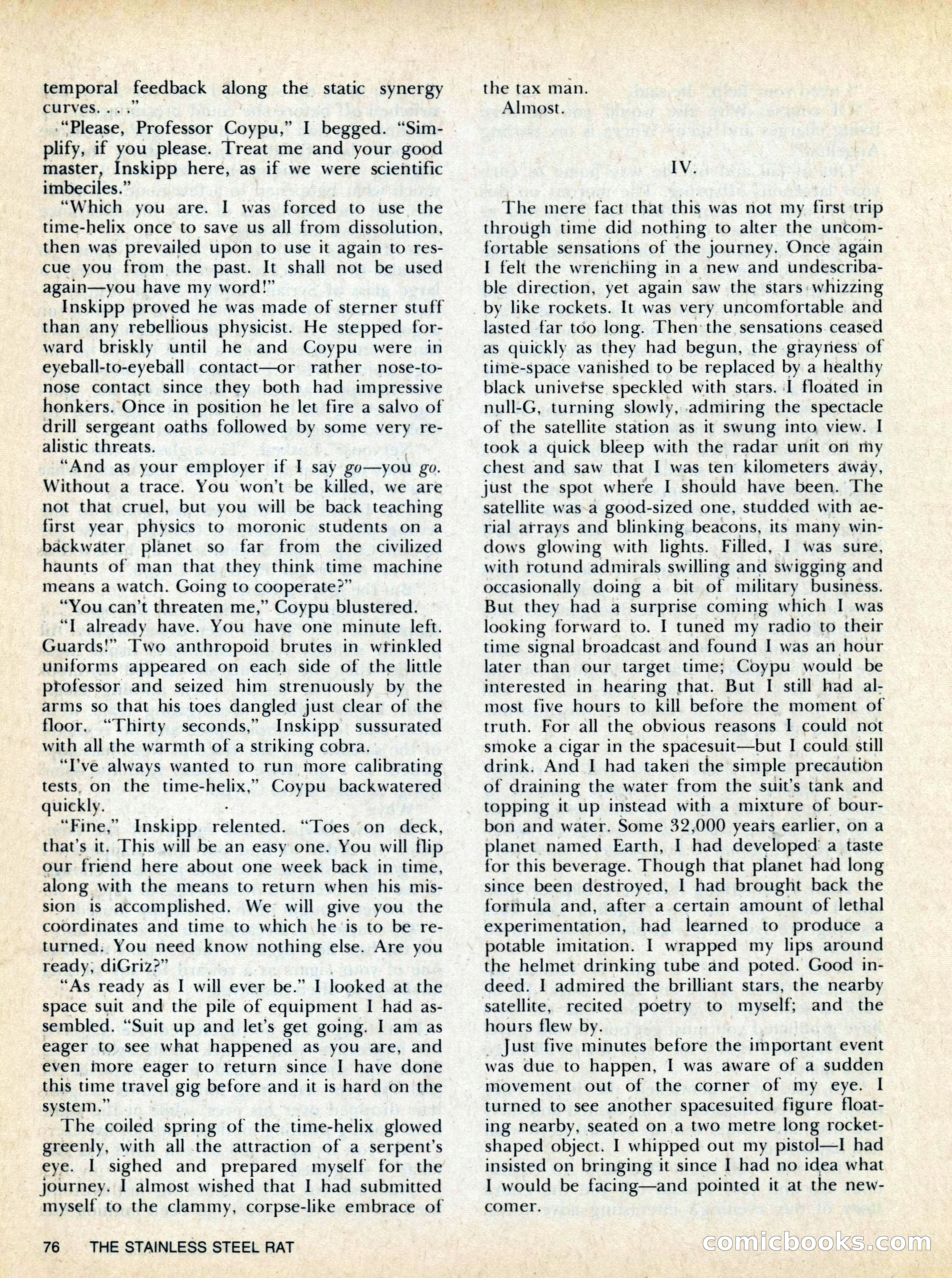 Asimov's SF Adventure Magazine, Fall 1978 — page 76 of 120