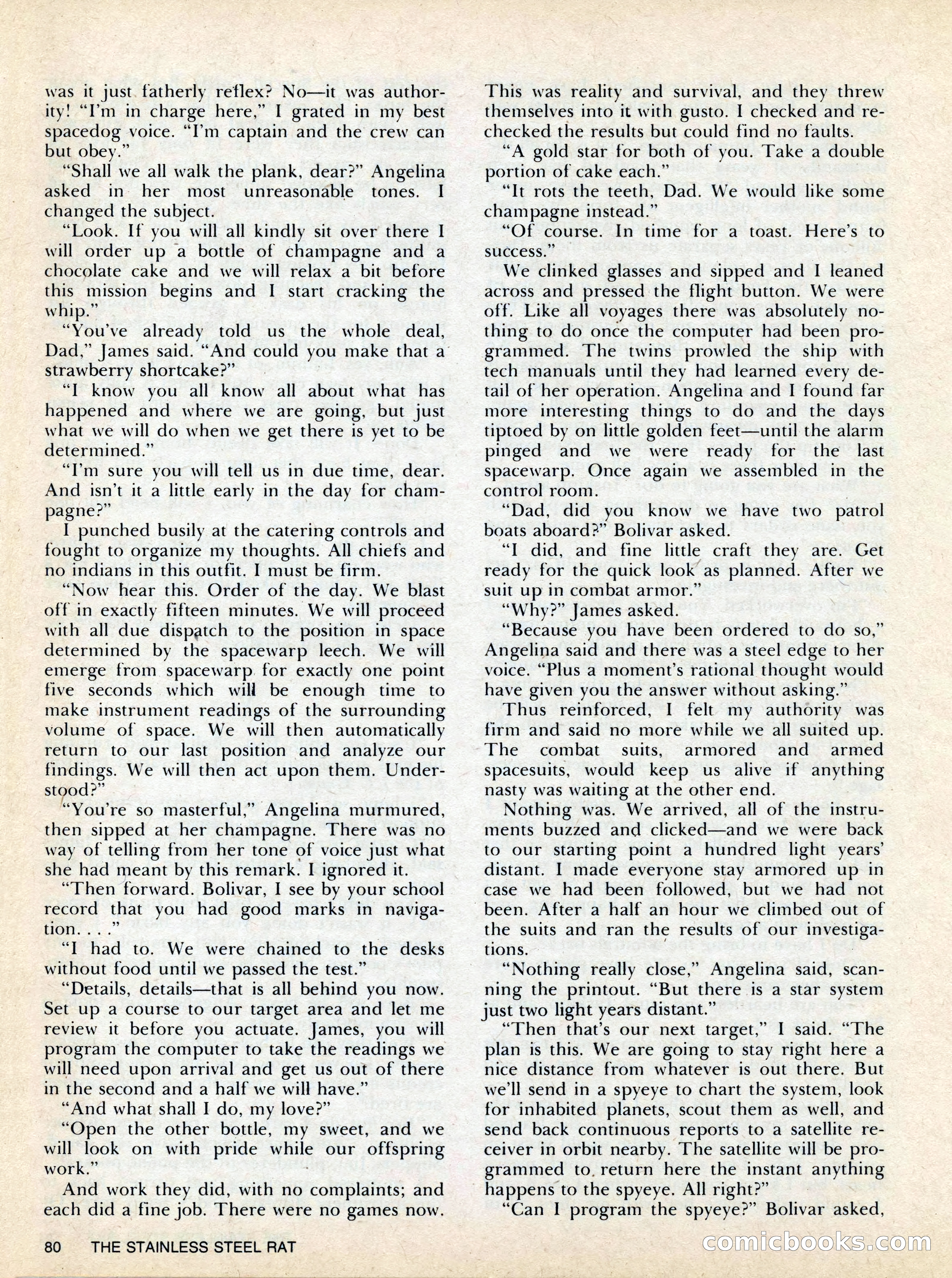 Asimov's SF Adventure Magazine, Fall 1978 — page 80 of 120