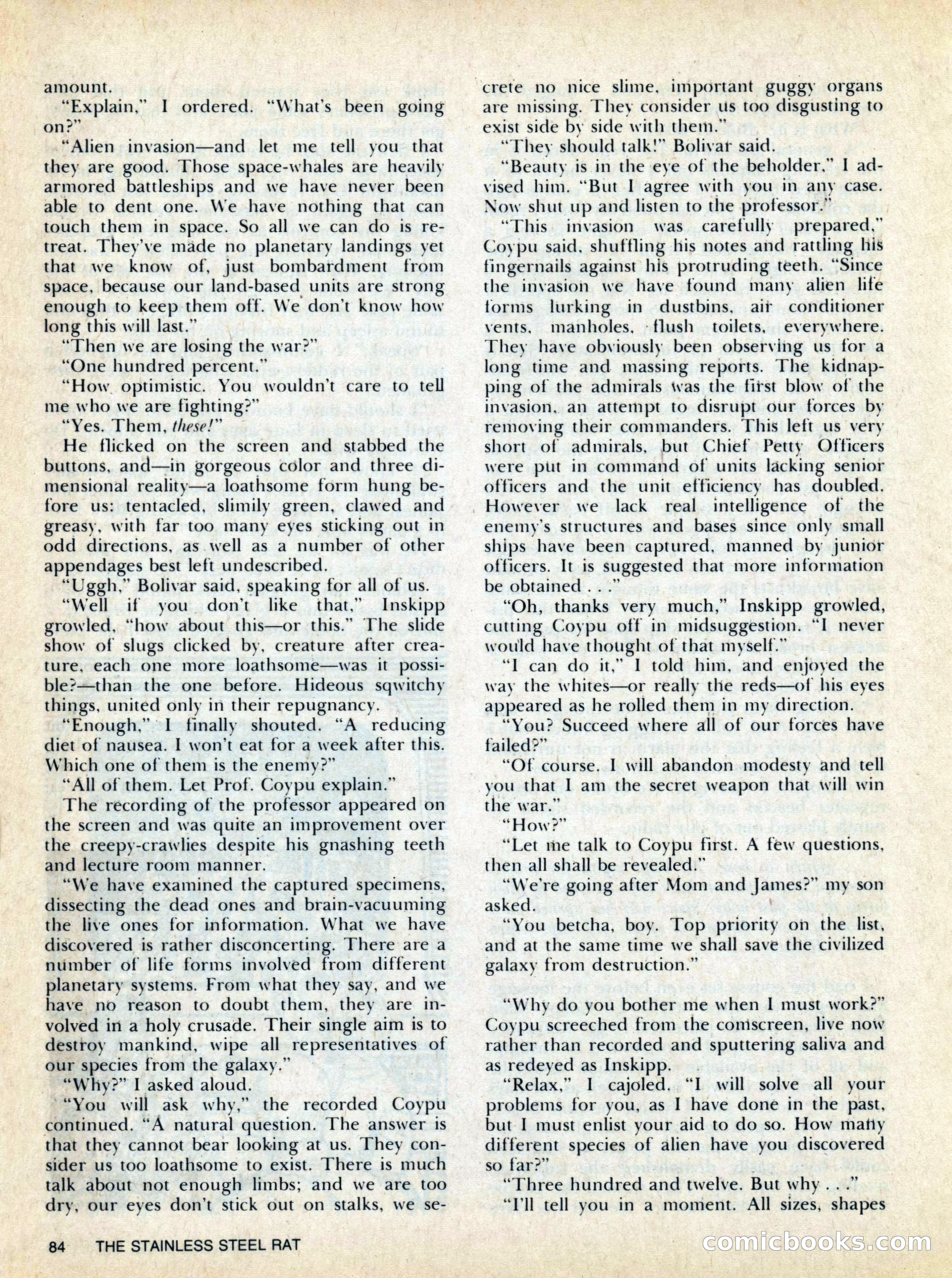 Asimov's SF Adventure Magazine, Fall 1978 — page 84 of 120
