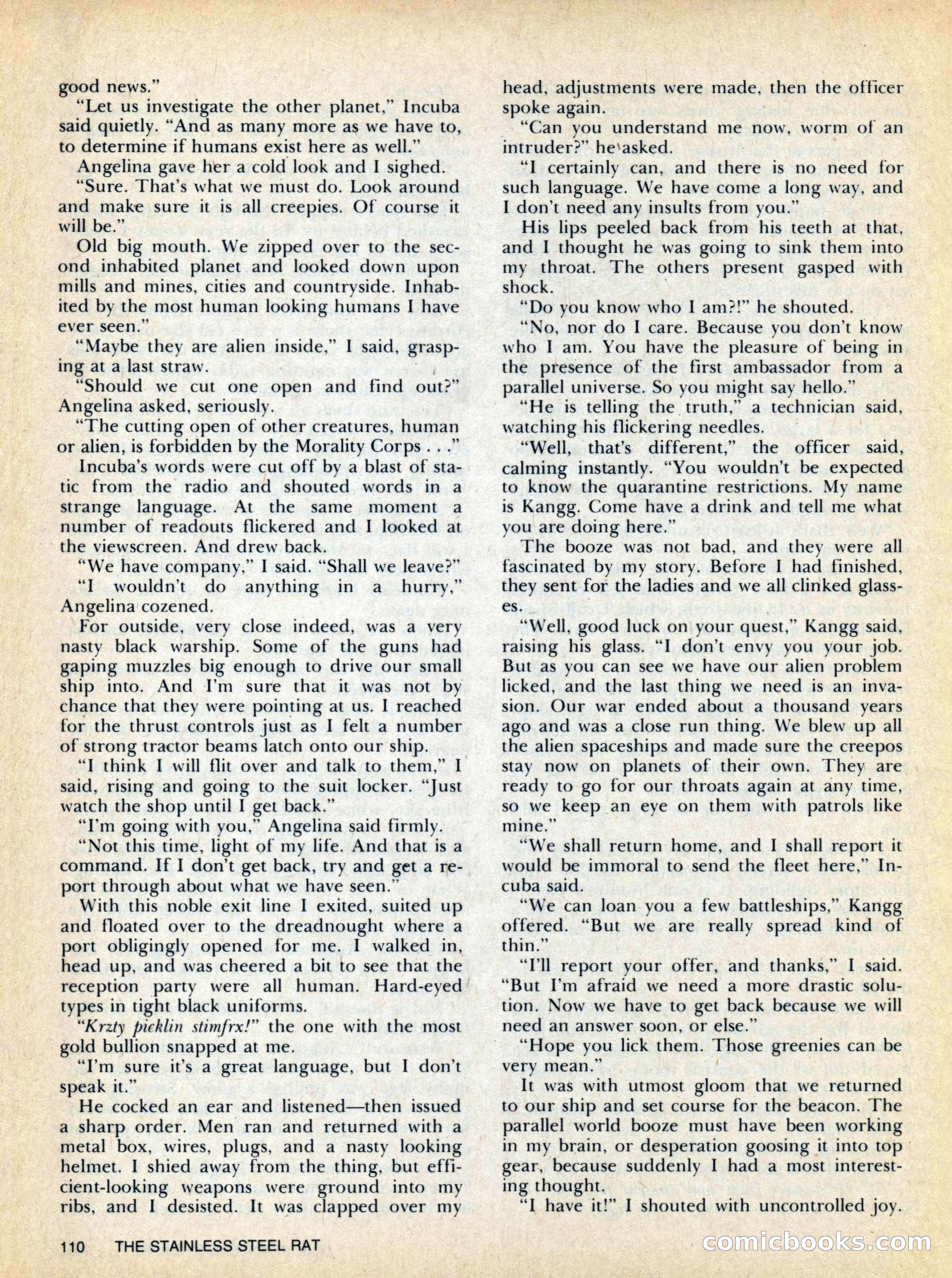 Asimov's SF Adventure Magazine, Fall 1978 — page 110 of 120
