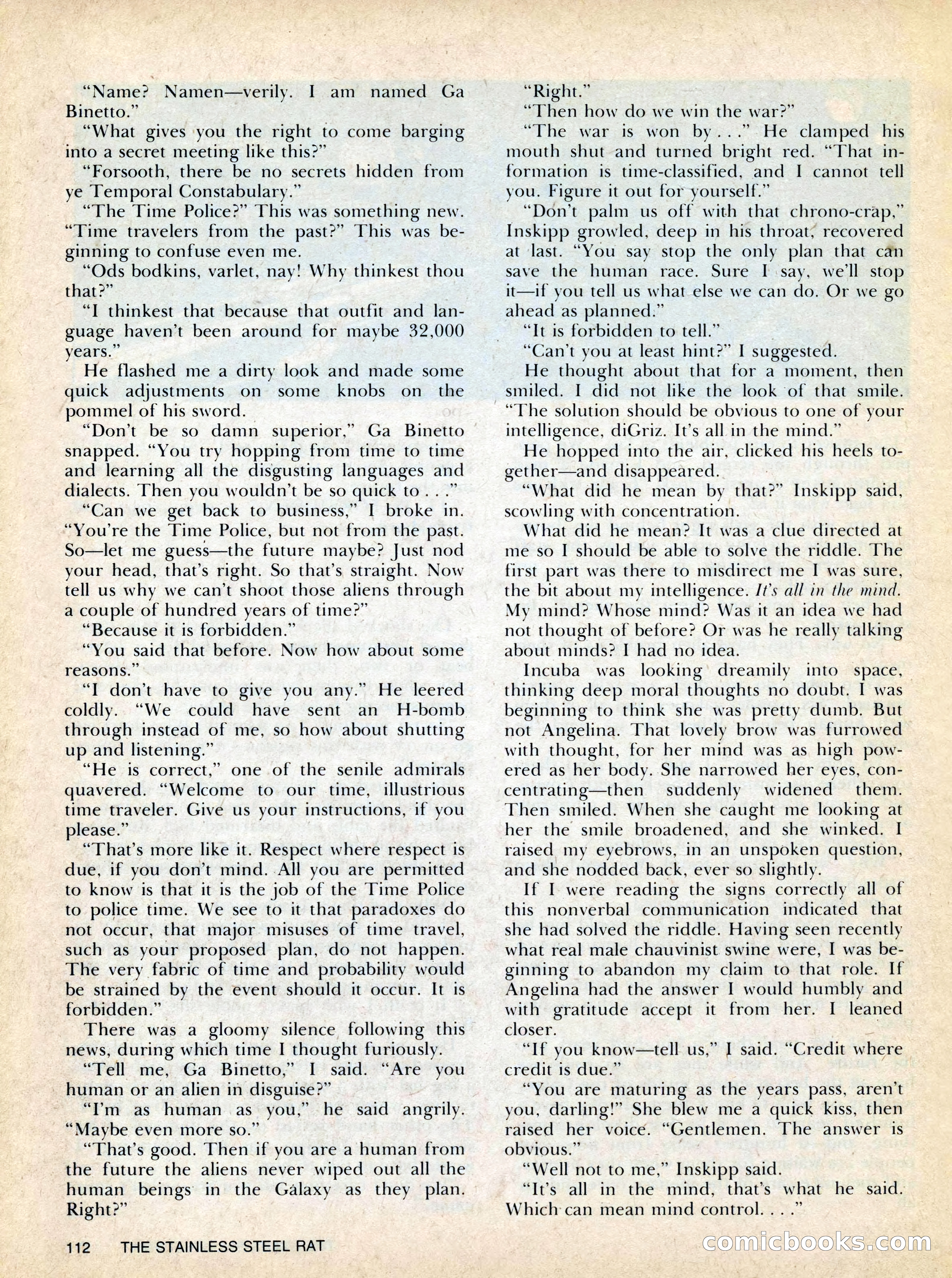 Asimov's SF Adventure Magazine, Fall 1978 — page 112 of 120
