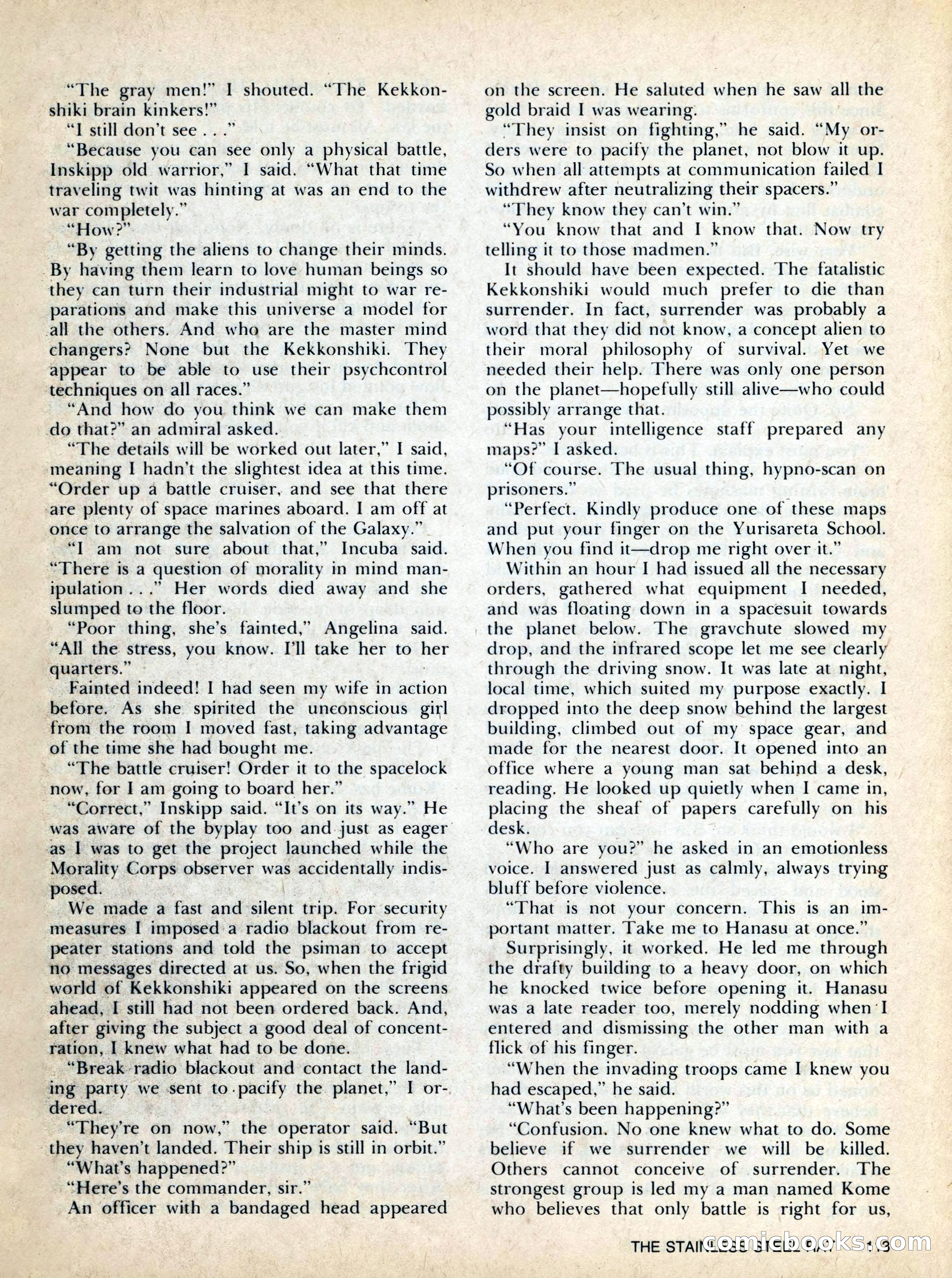 Asimov's SF Adventure Magazine, Fall 1978 — page 113 of 120