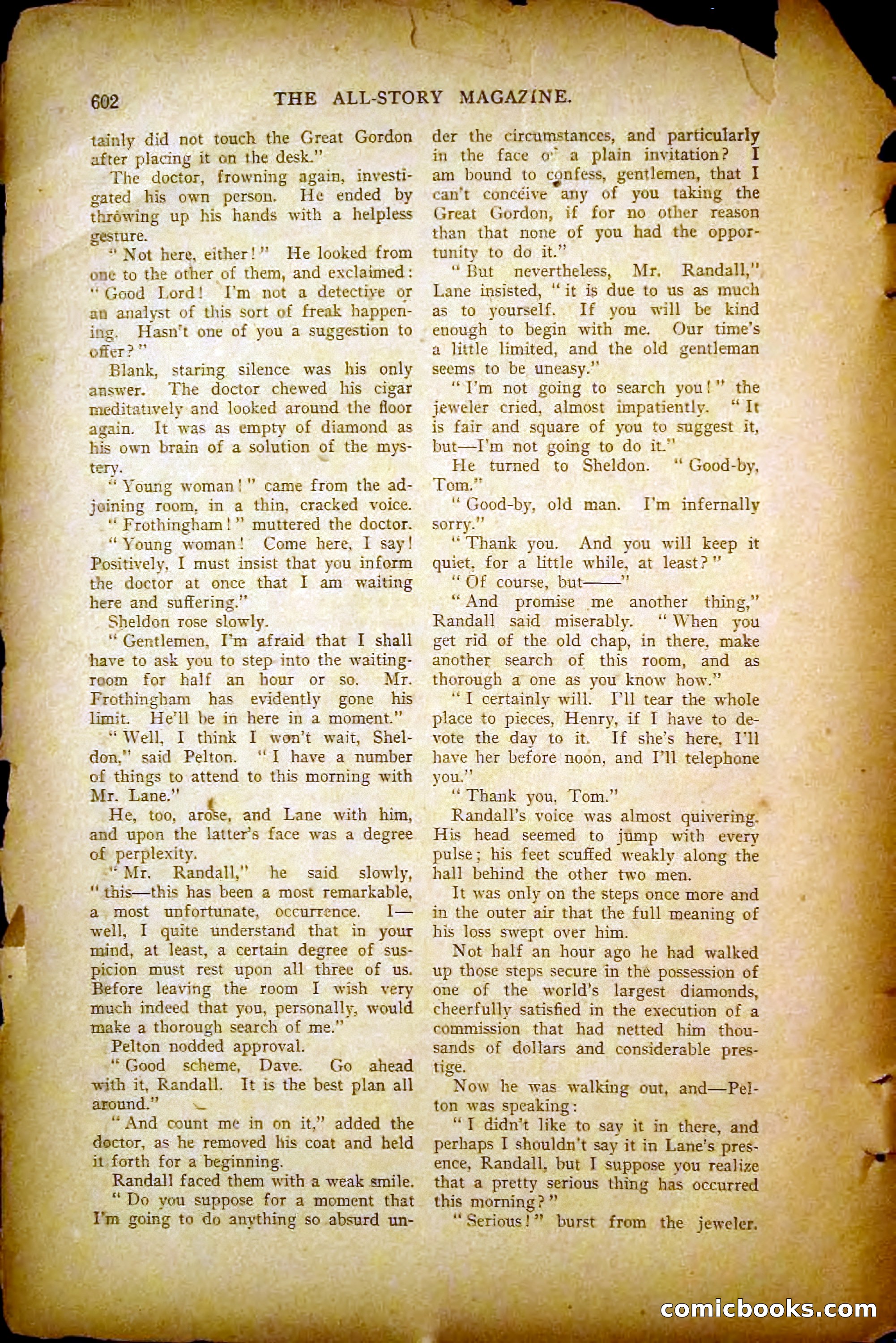 The All-Story Magazine, May 1907 — page 10 of 194