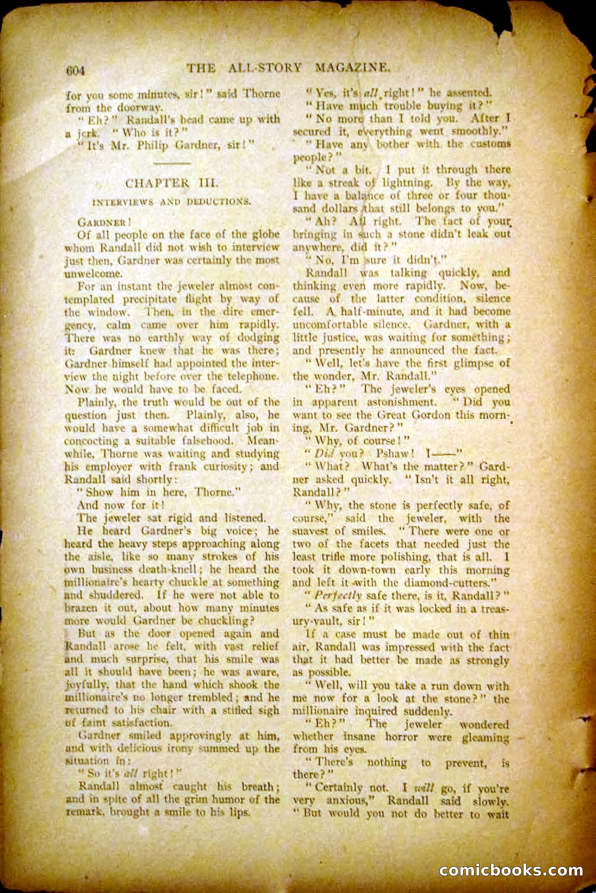 The All-Story Magazine, May 1907 — page 12 of 194
