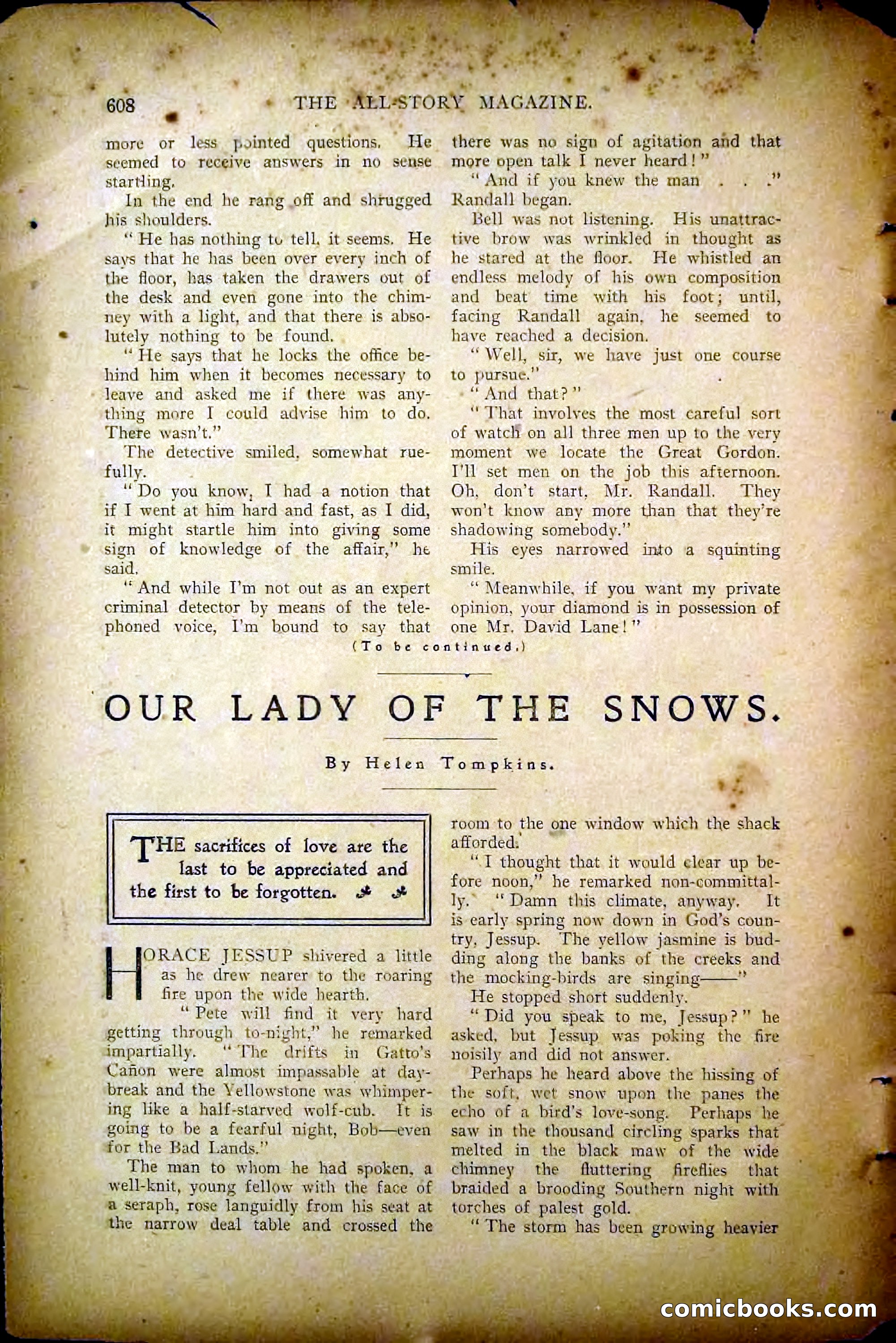 The All-Story Magazine, May 1907 — page 16 of 194