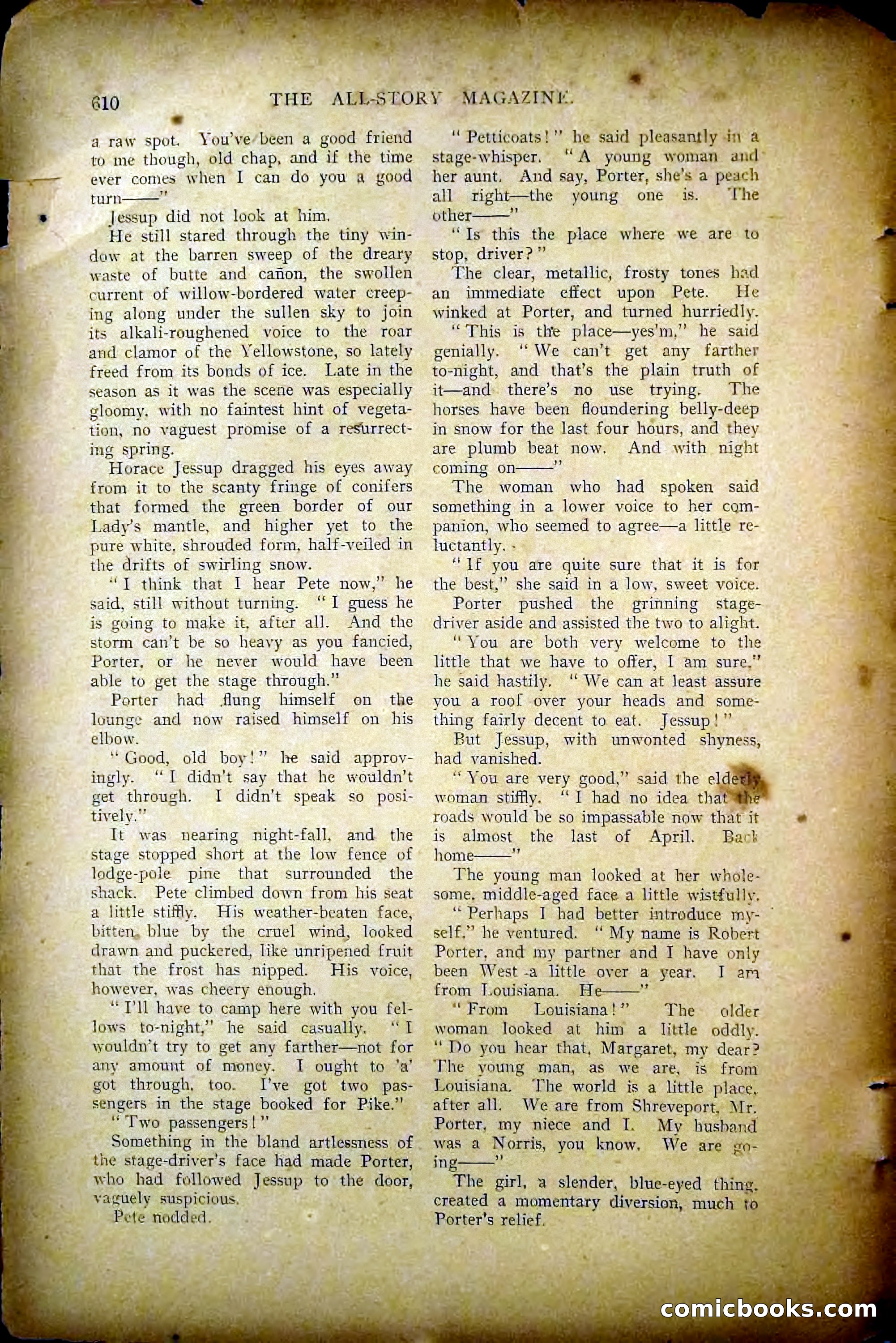 The All-Story Magazine, May 1907 — page 18 of 194