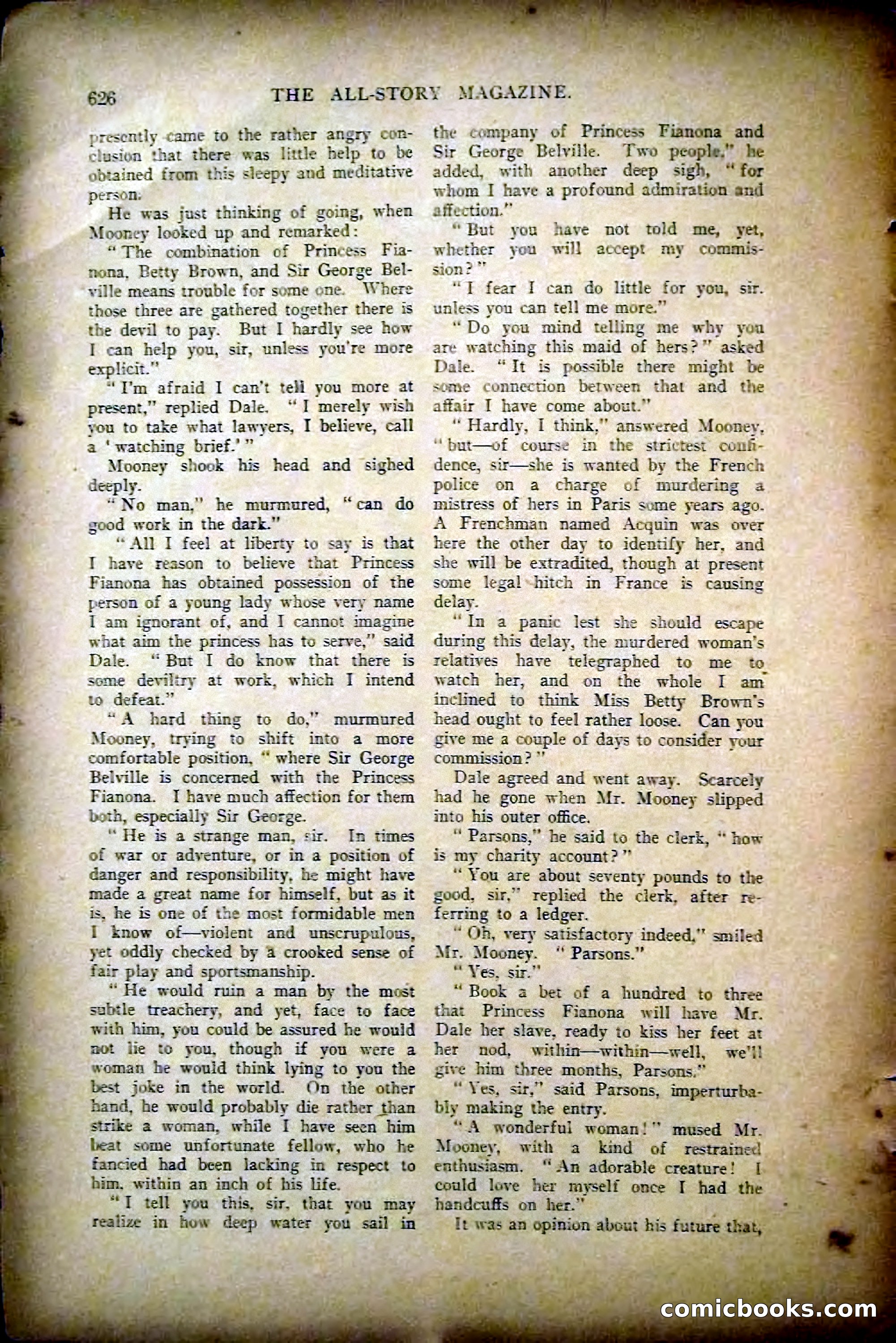 The All-Story Magazine, May 1907 — page 34 of 194