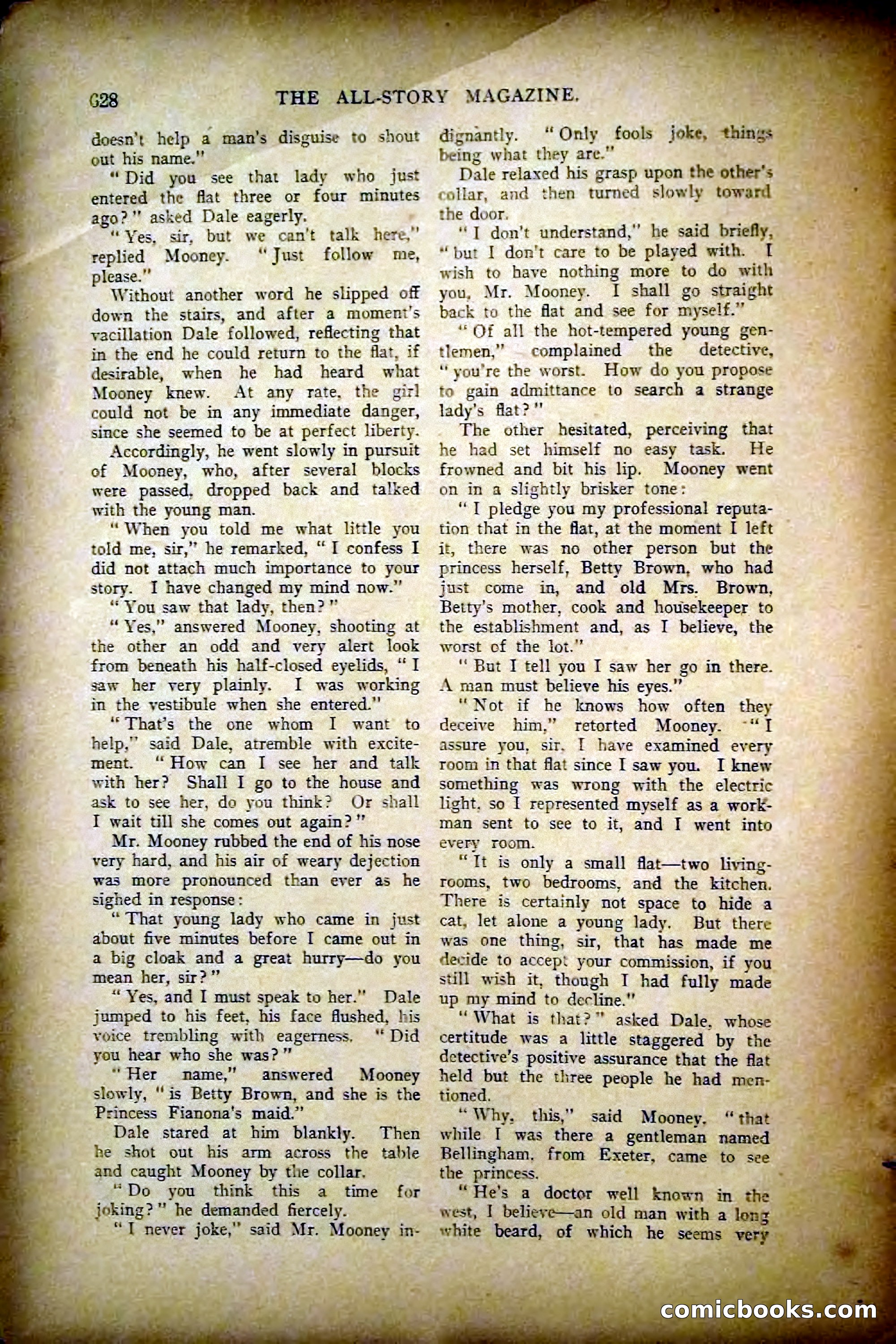 The All-Story Magazine, May 1907 — page 36 of 194
