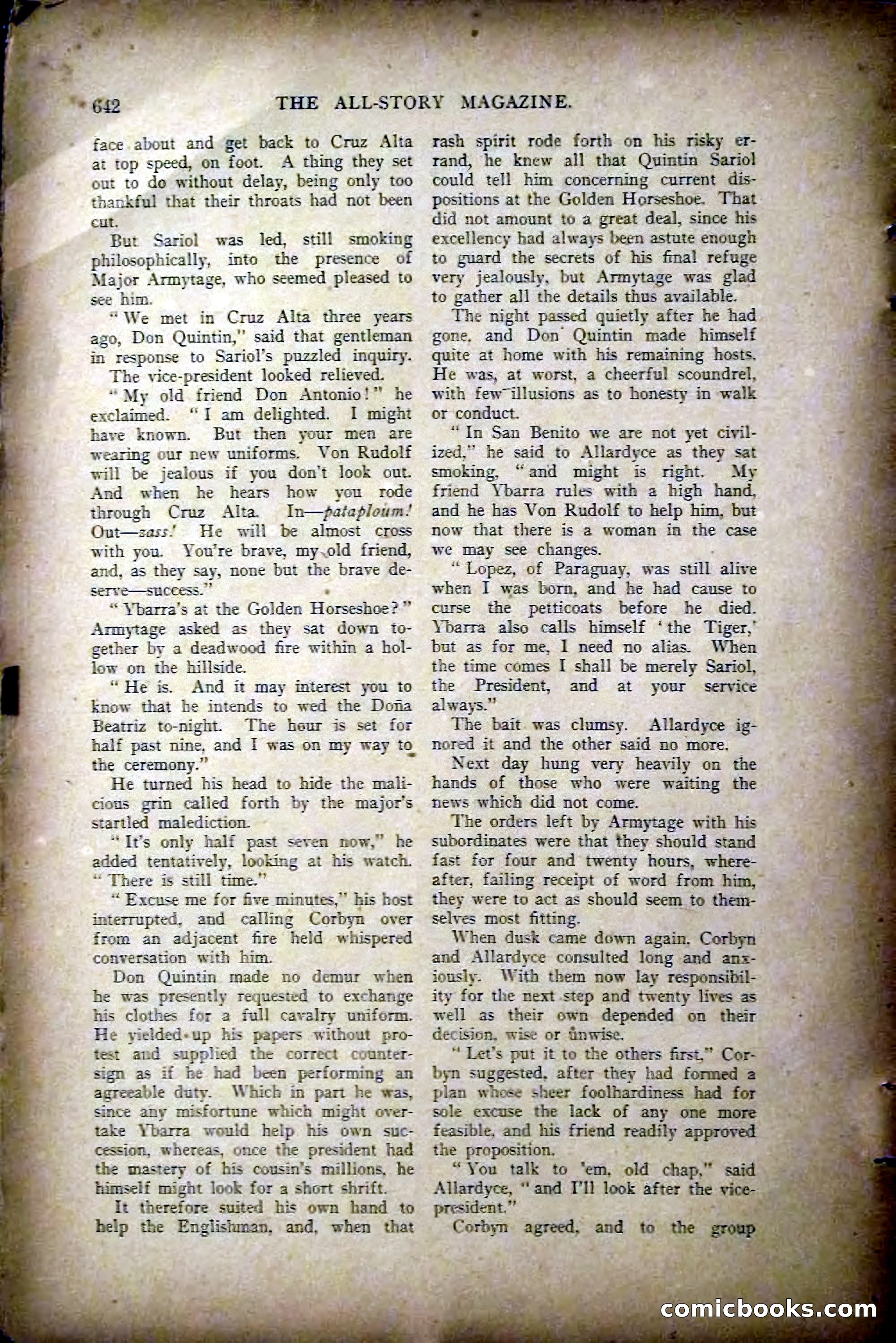 The All-Story Magazine, May 1907 — page 50 of 194