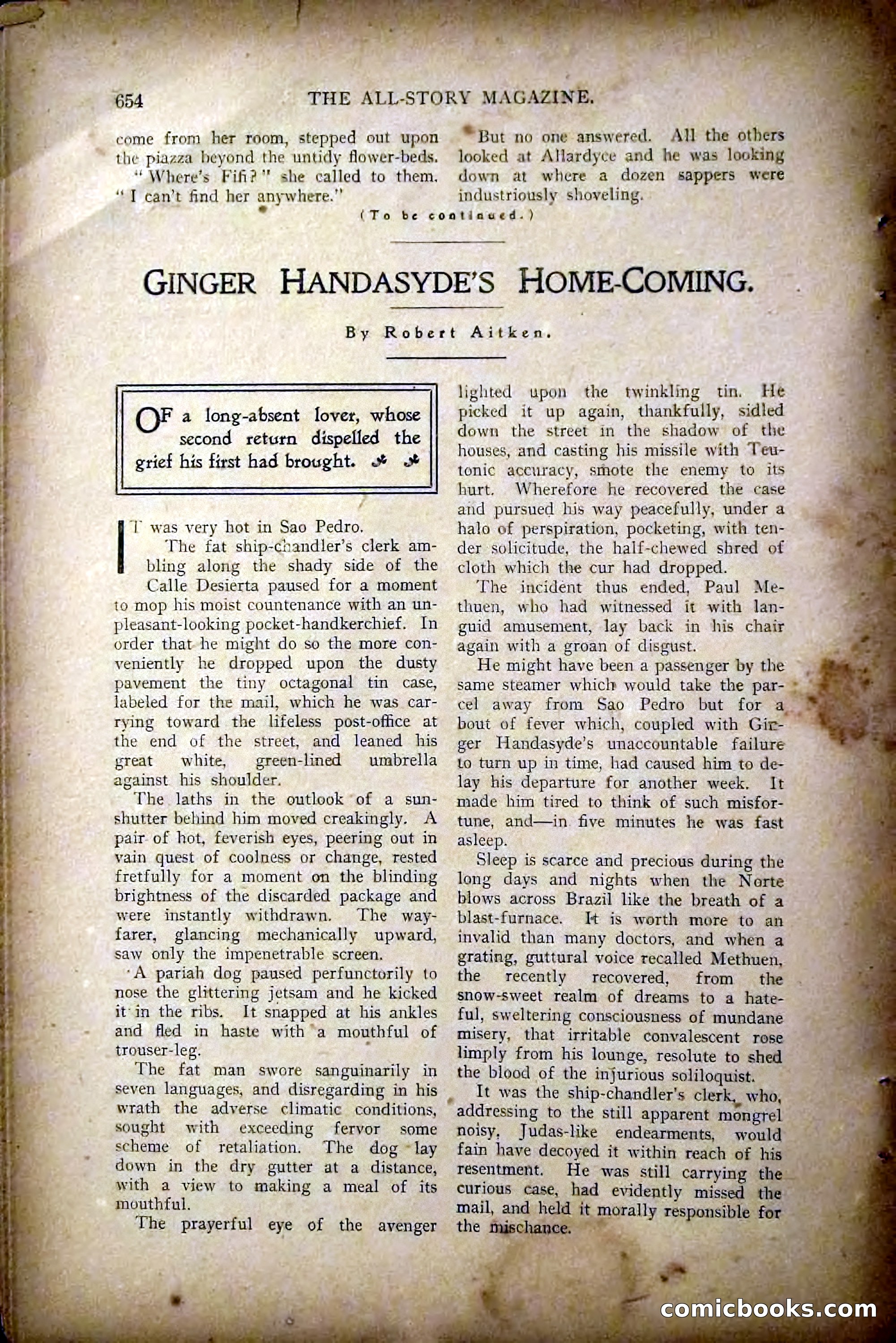 The All-Story Magazine, May 1907 — page 62 of 194