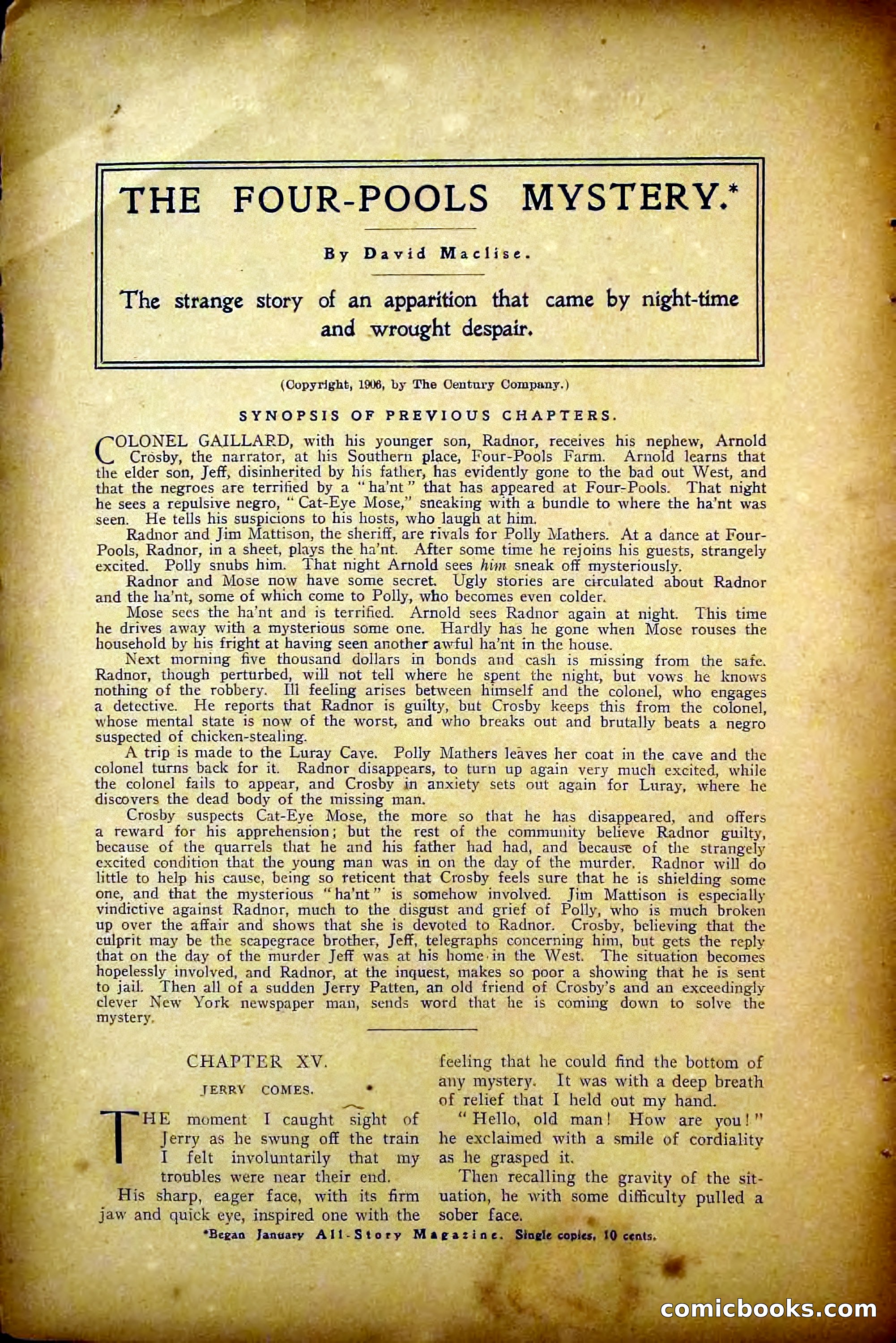 The All-Story Magazine, May 1907 — page 68 of 194