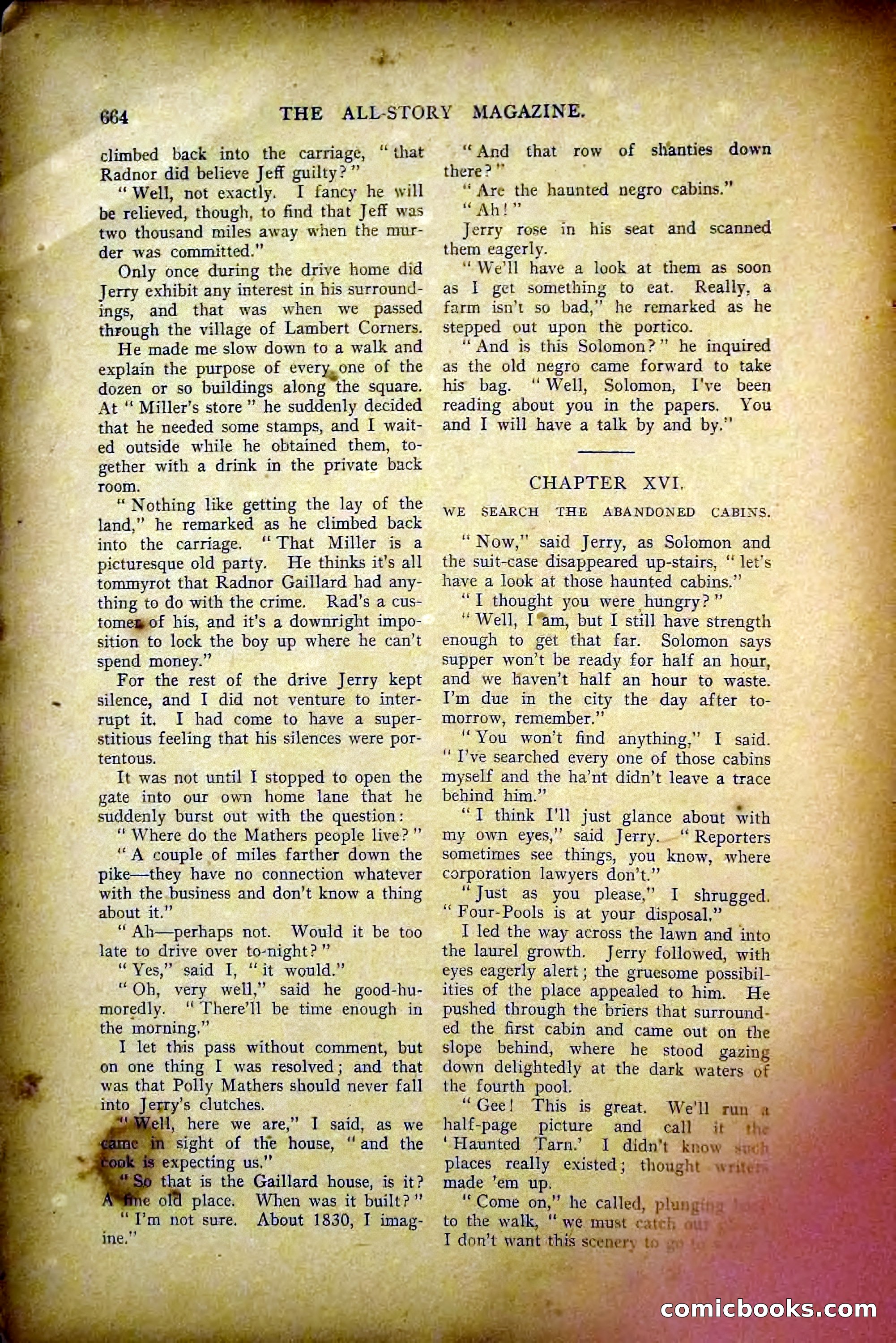 The All-Story Magazine, May 1907 — page 72 of 194
